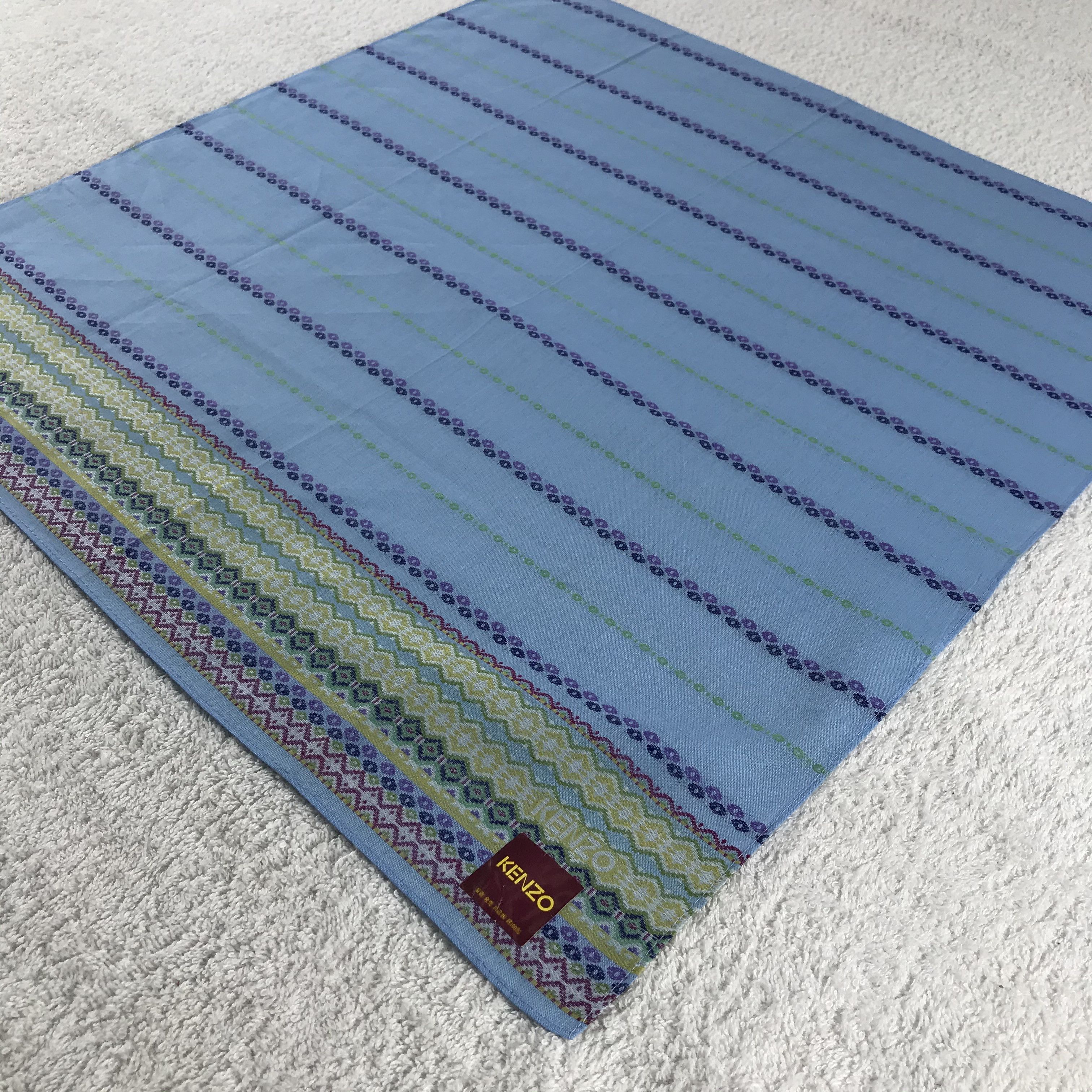 Kenzo × Vintage Kenzo Bandana / Handkerchief / Neckerchief - S117 Size ONE SIZE - 2 Thumbnail