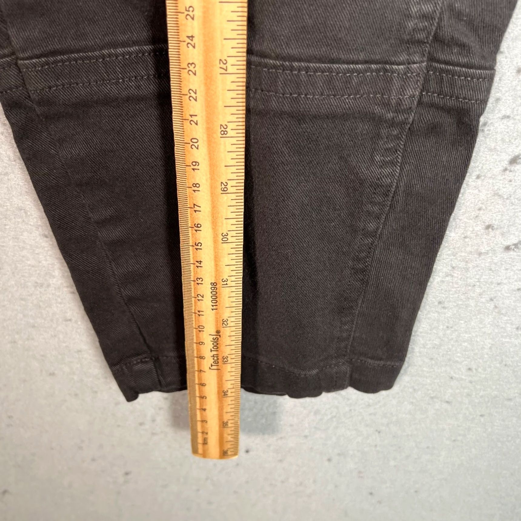 Everlane Everlane Womens 0 Black Organic Cotton Blend Cropped Wide-Leg Pants Size 25" / US 0 / IT 36 - 6 Thumbnail