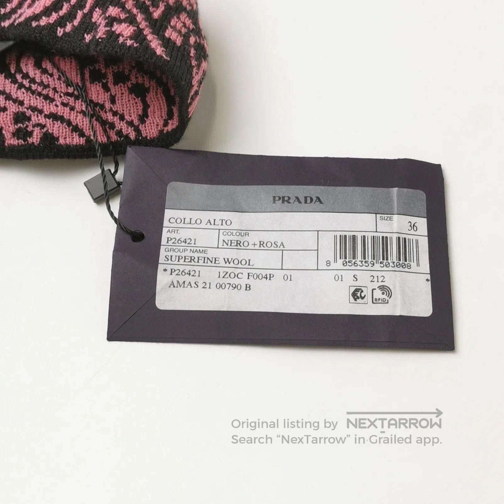 Prada Prada Colorblocked Wool Blend Turtleneck Sweater . Size XXS / US 00 / IT 34 - 4 Thumbnail
