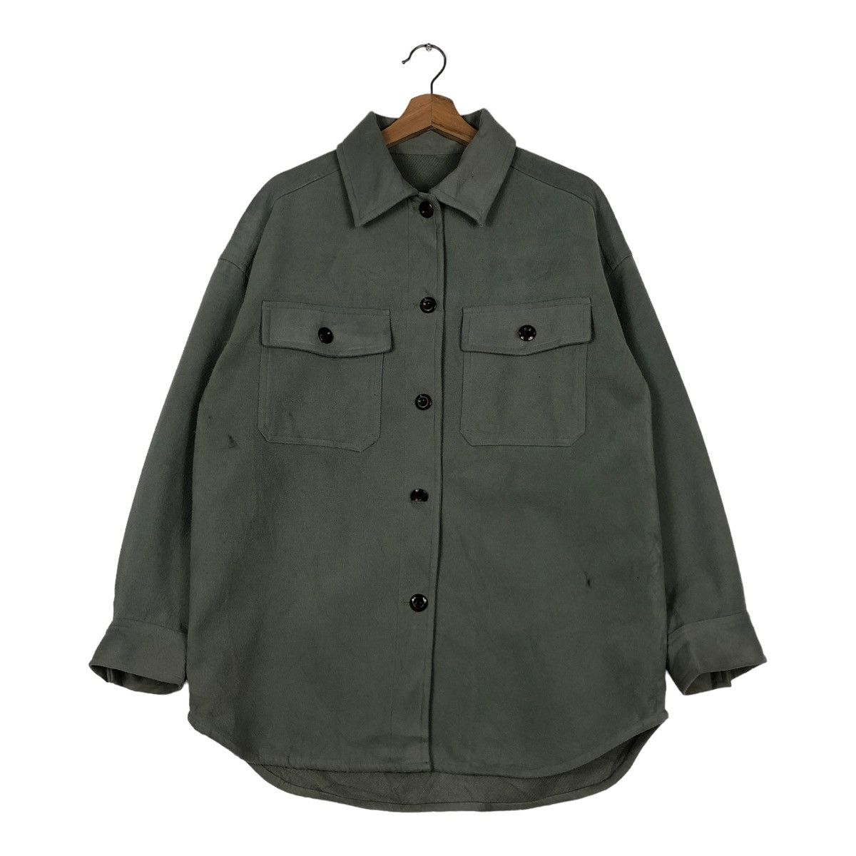 Japanese Brand 🔥VINTAGE WORK JACKET GU JAPAN BUTTON ISSEY MIYAKE Size US M / EU 48-50 / 2 - 1 Thumbnail