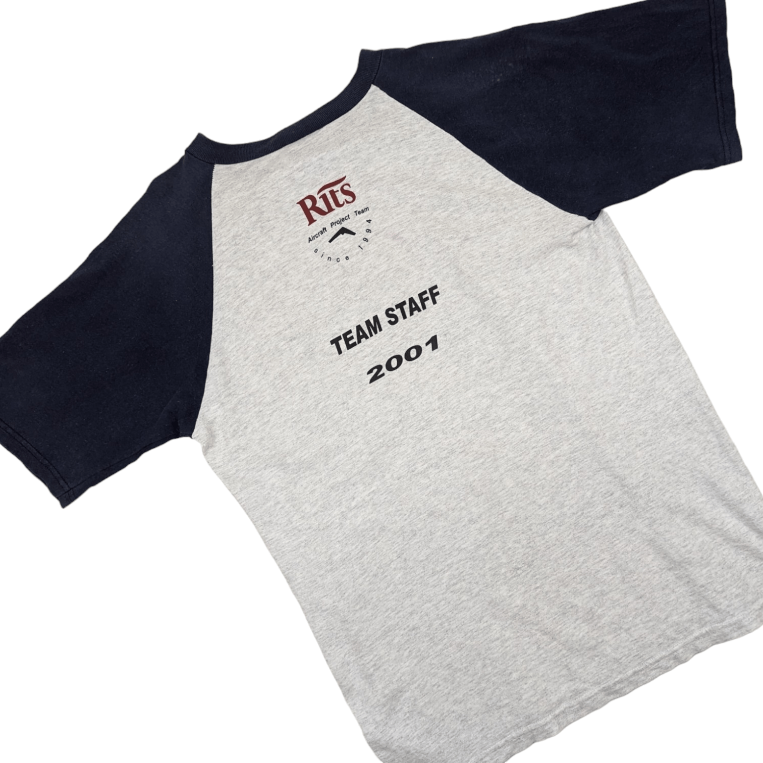 Japanese Brand Vintage 2001 RTA Ritsumeikan Aircraft Team Staff T-Shirt Size US M / EU 48-50 / 2 - 6 Thumbnail