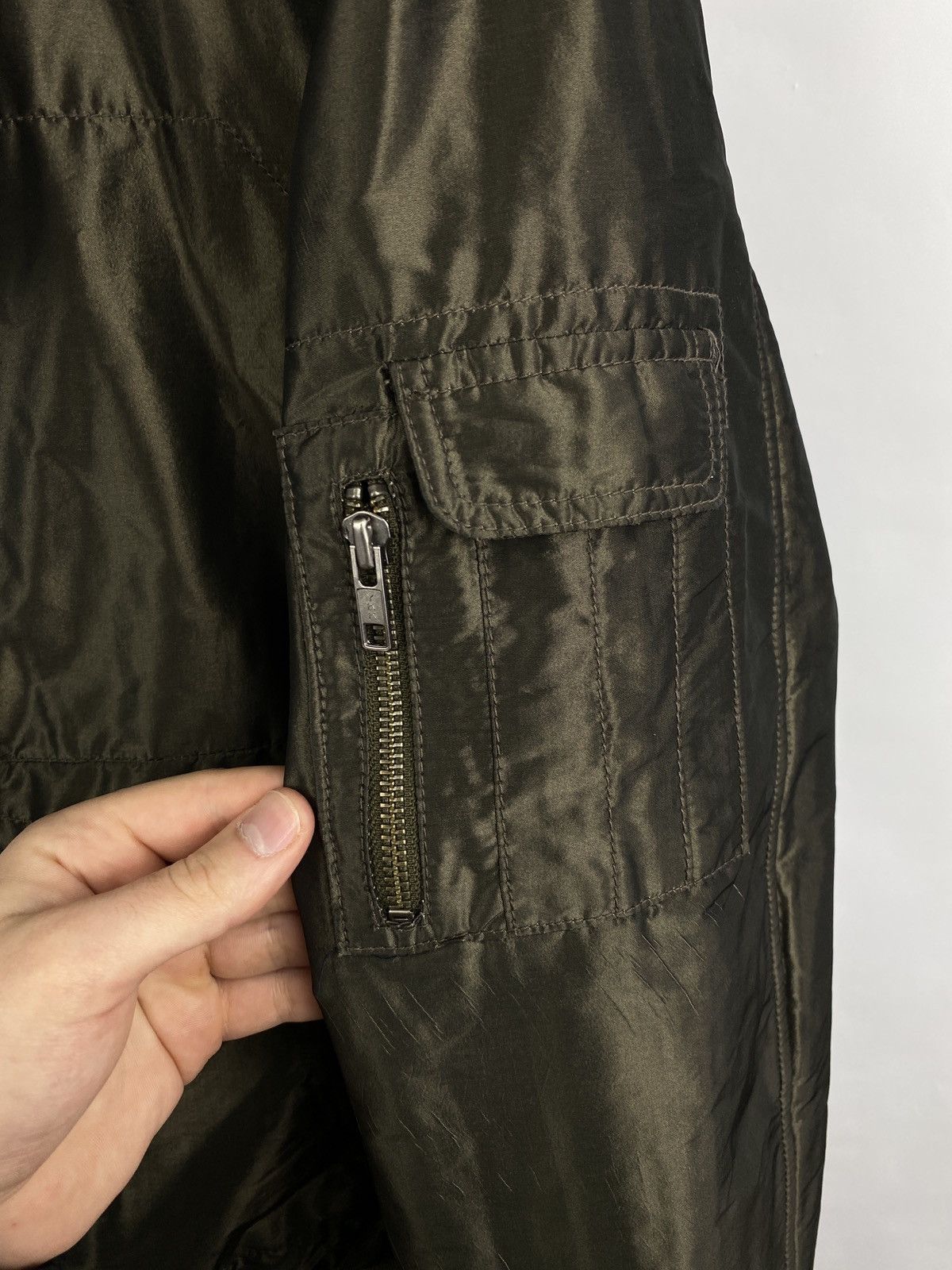 Aeronautica Militare 🇺🇸 Vintage Aeronautica Militare Aviation Bomber Patchwork Y2K Size US XL / EU 56 / 4 - 8 Thumbnail