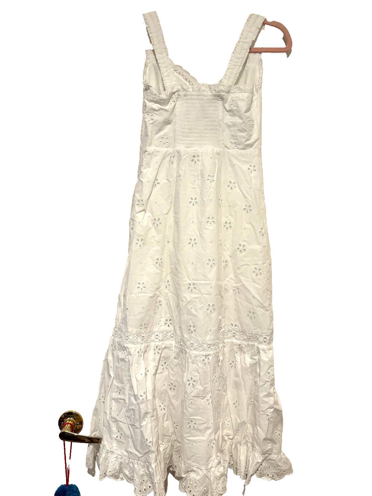 Paige Women's Paige white sundress with eyelet design size 0 #70 Size XS / US 0-2 / IT 36-38 - 2 Thumbnail