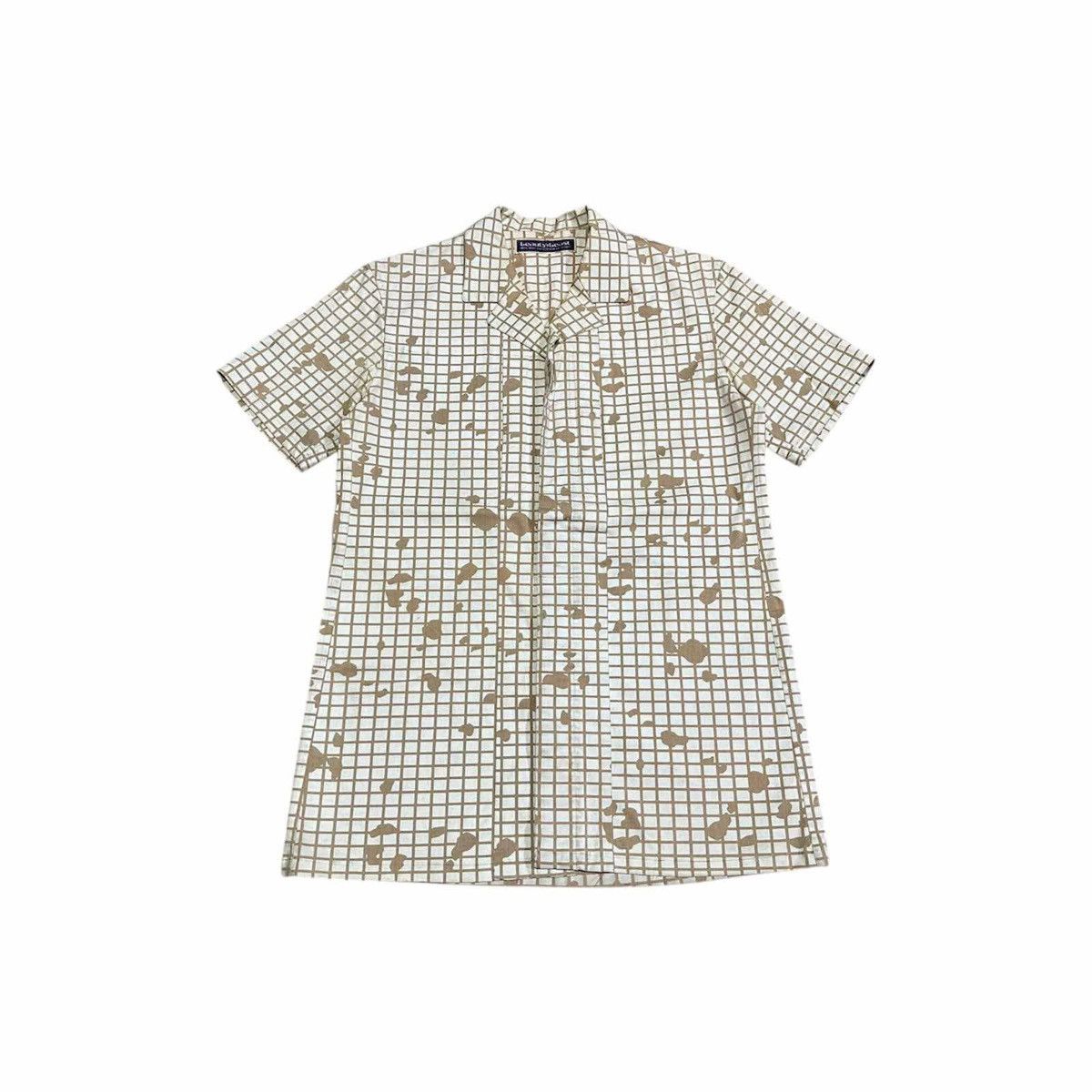 20471120 × Beauty Beast 🔥Rare Archived Vintage Beauty Beast Shirt Waxed Grid Pattern Size US M / EU 48-50 / 2 - 2 Thumbnail