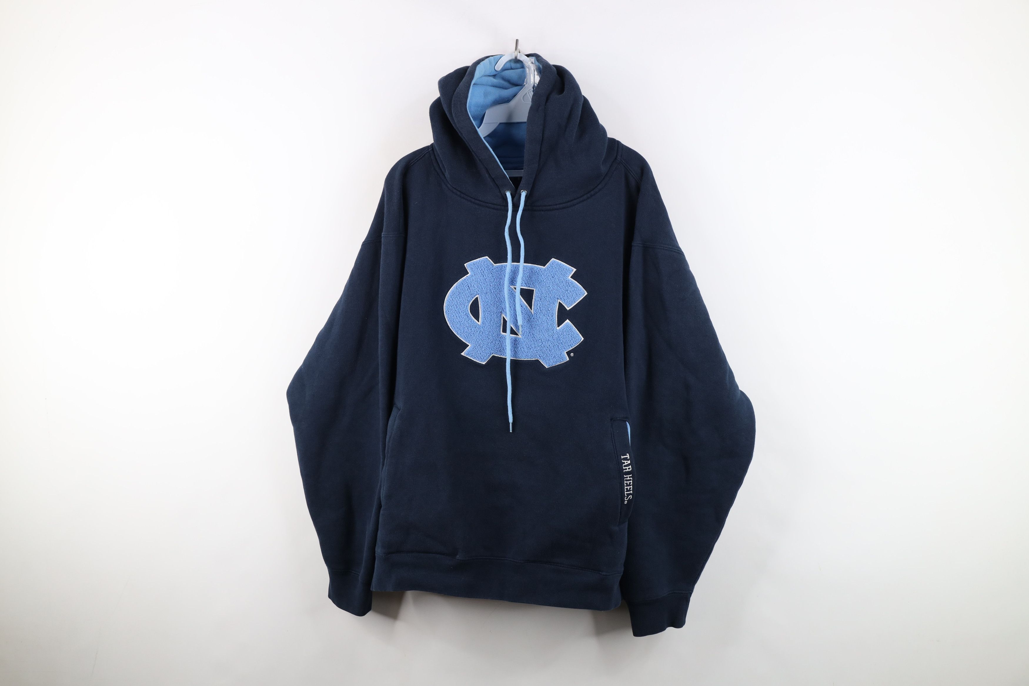 Vintage Vintage 90s Y2K University of North Carolina Hoodie Size US XL / EU 56 / 4 - 1 Thumbnail