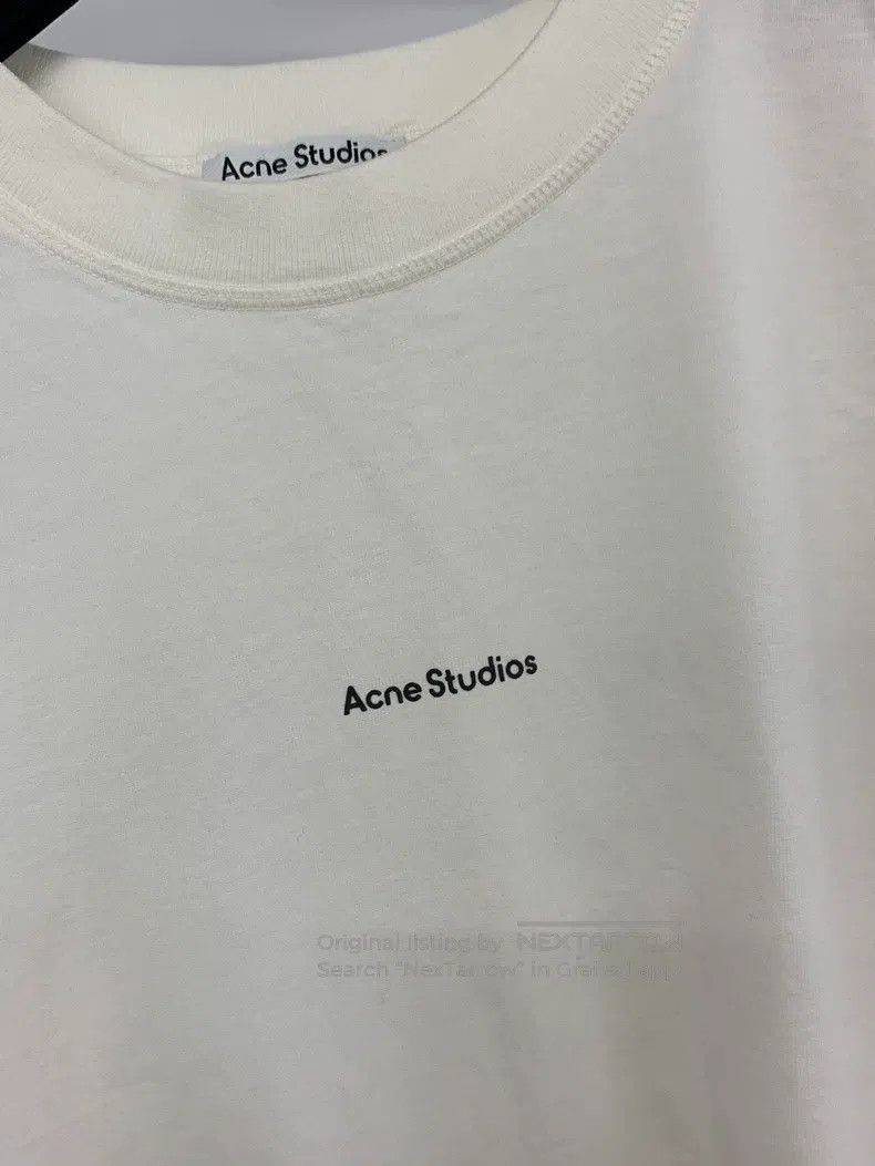 Acne Studios Acne Studios White lettering short-sleeve T-shirt Size XS / US 0-2 / IT 36-38 - 2 Thumbnail