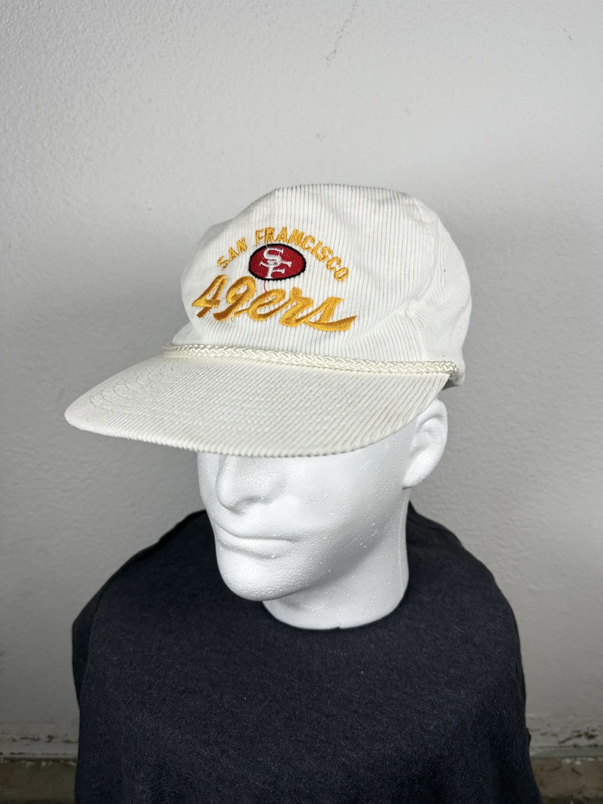 NFL 80s San Francisco 49ers NFL corduroy hat Size ONE SIZE - 1 Thumbnail
