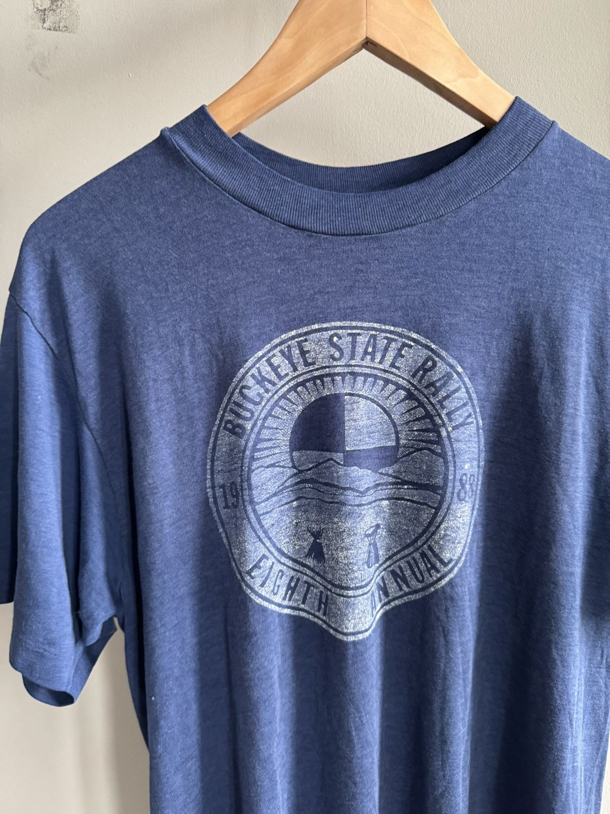 Vintage Vintage Blue Buckeye State T Shirt Size US M / EU 48-50 / 2 - 10 Thumbnail