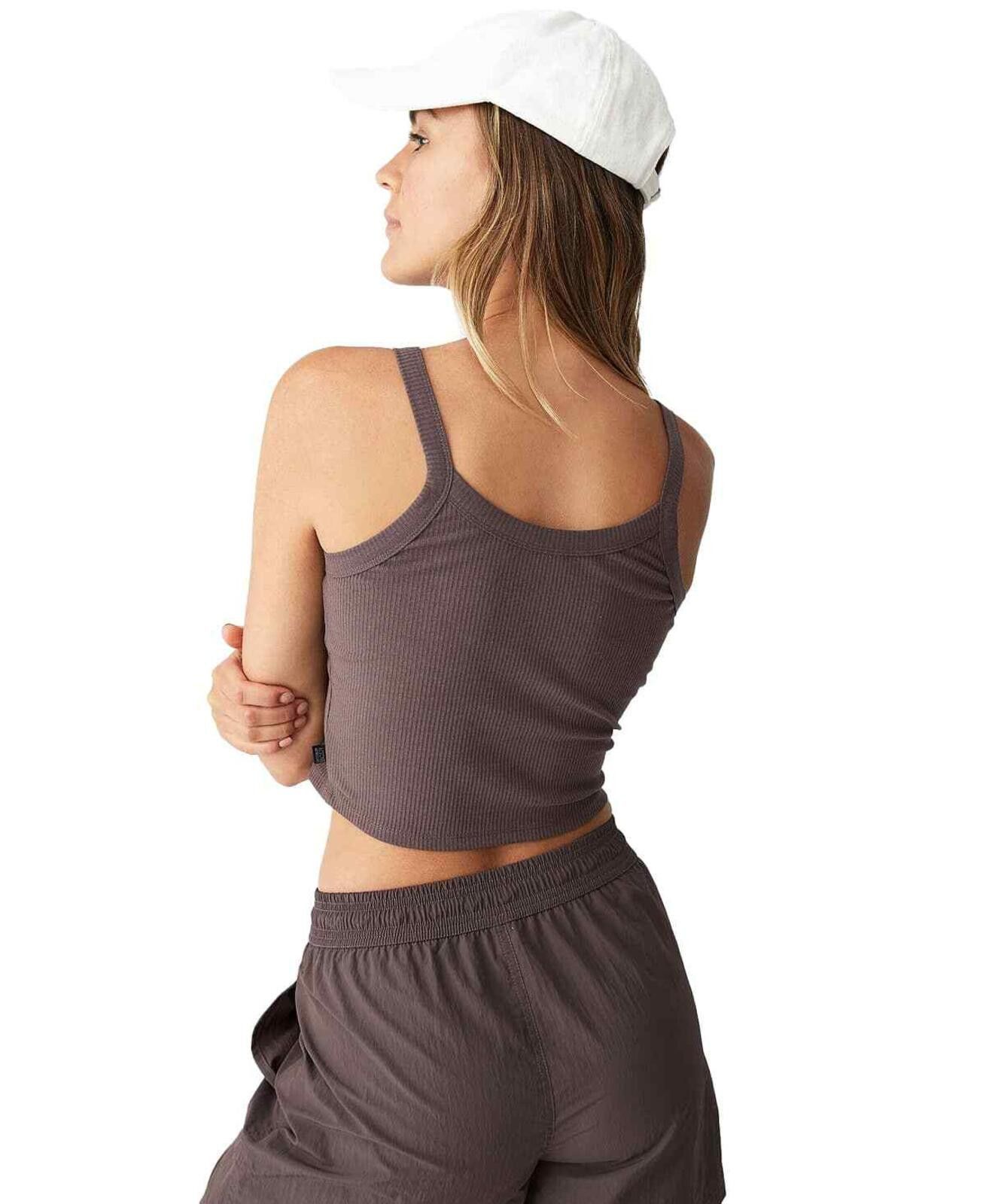 Other Cotton On Body Women's Brown Y2K Crop Top - L - Brown Size L / US 10 / IT 46 - 2 Thumbnail