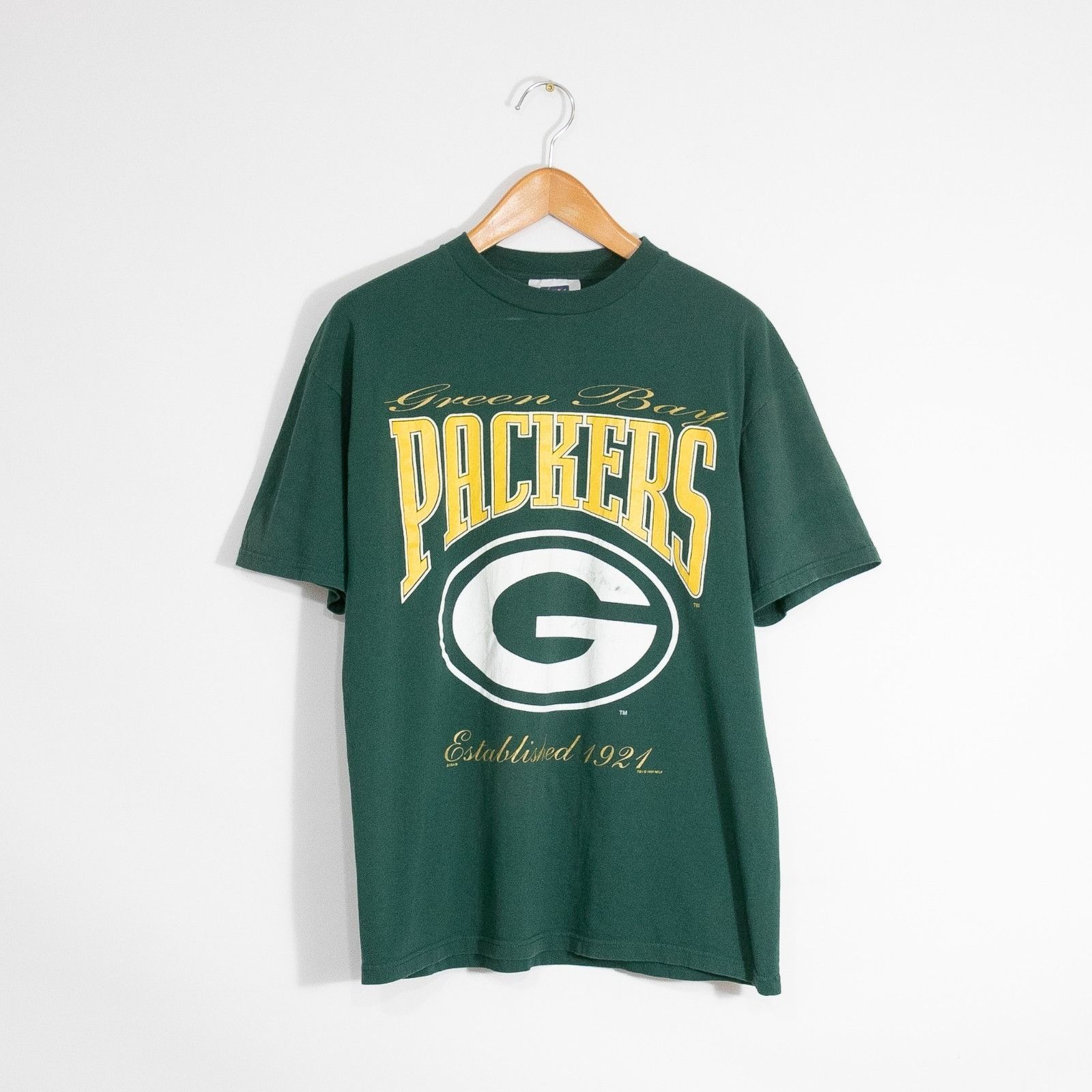 Vintage Vintage 90s Green Bay Packers T Shirt Large - NFL Football Size US L / EU 52-54 / 3 - 1 Thumbnail