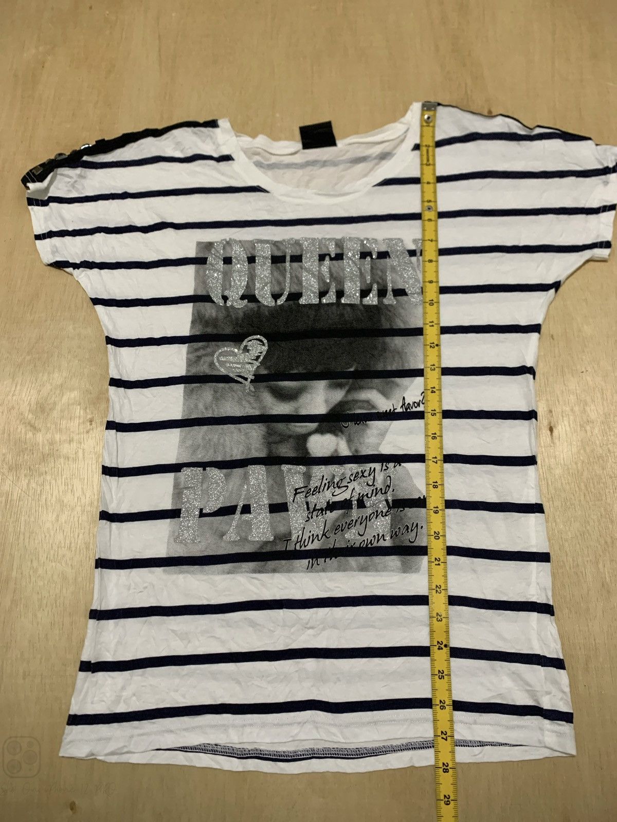 Japanese Brand Y2k Pendora Queen Pawn Stripe Ifsixwasnine Punk styel Size L / US 10 / IT 46 - 9 Thumbnail