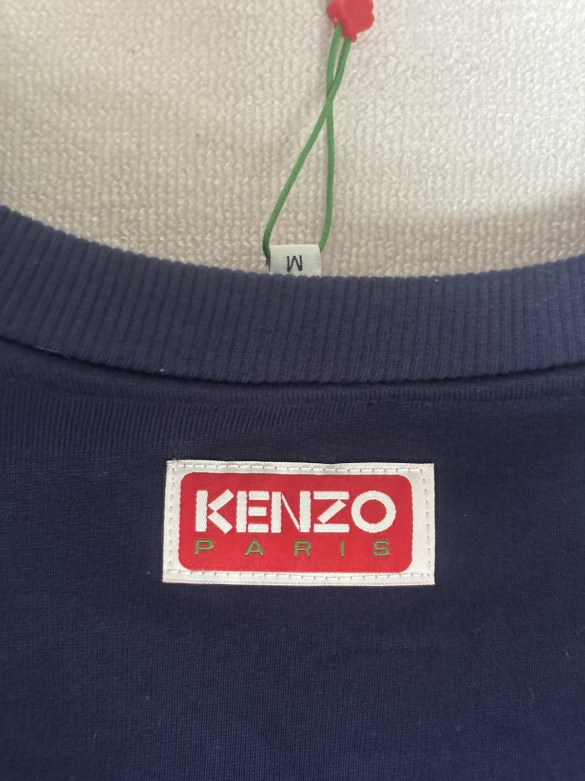 Kenzo Navy blue Kenzo cotton sweat with red flower design size M Size US M / EU 48-50 / 2 - 14 Thumbnail