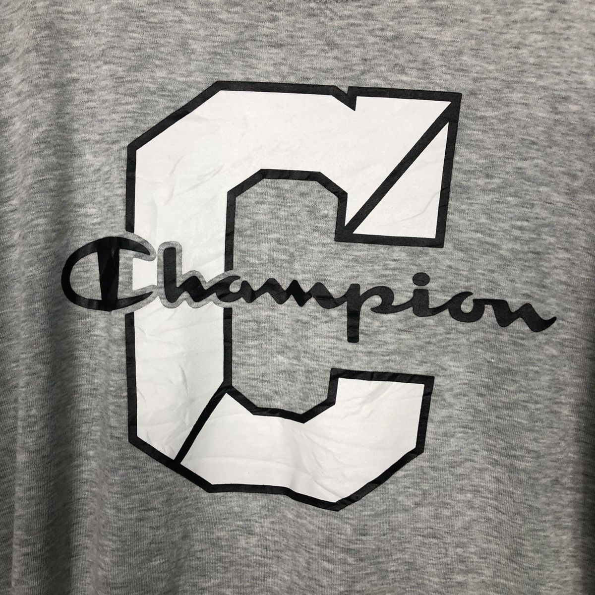 Japanese Brand 📌Vintage Sweatshirt Champion Big Logo Size US L / EU 52-54 / 3 - 14 Thumbnail