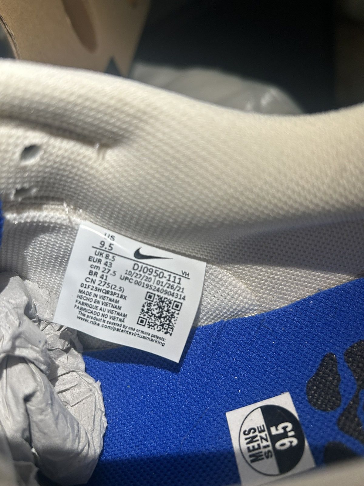 Nike Nike Dunk Low off-whites lot 16 Size US 9.5 / EU 42-43 - 6 Thumbnail