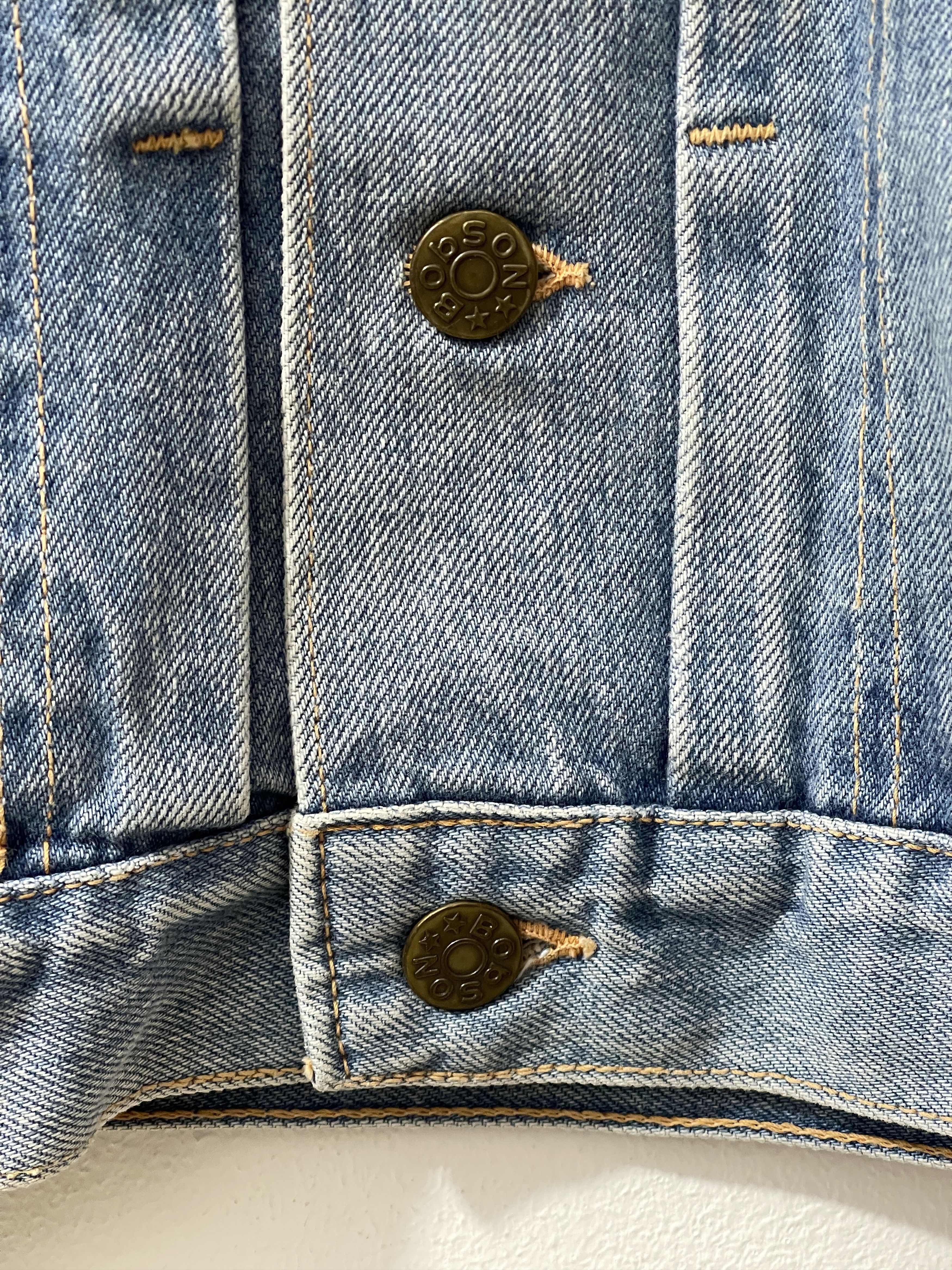 Tornado Mart Vintage Bobson 70s Japan Archive Denim Saddleman Jacket Size US S / EU 44-46 / 1 - 6 Thumbnail