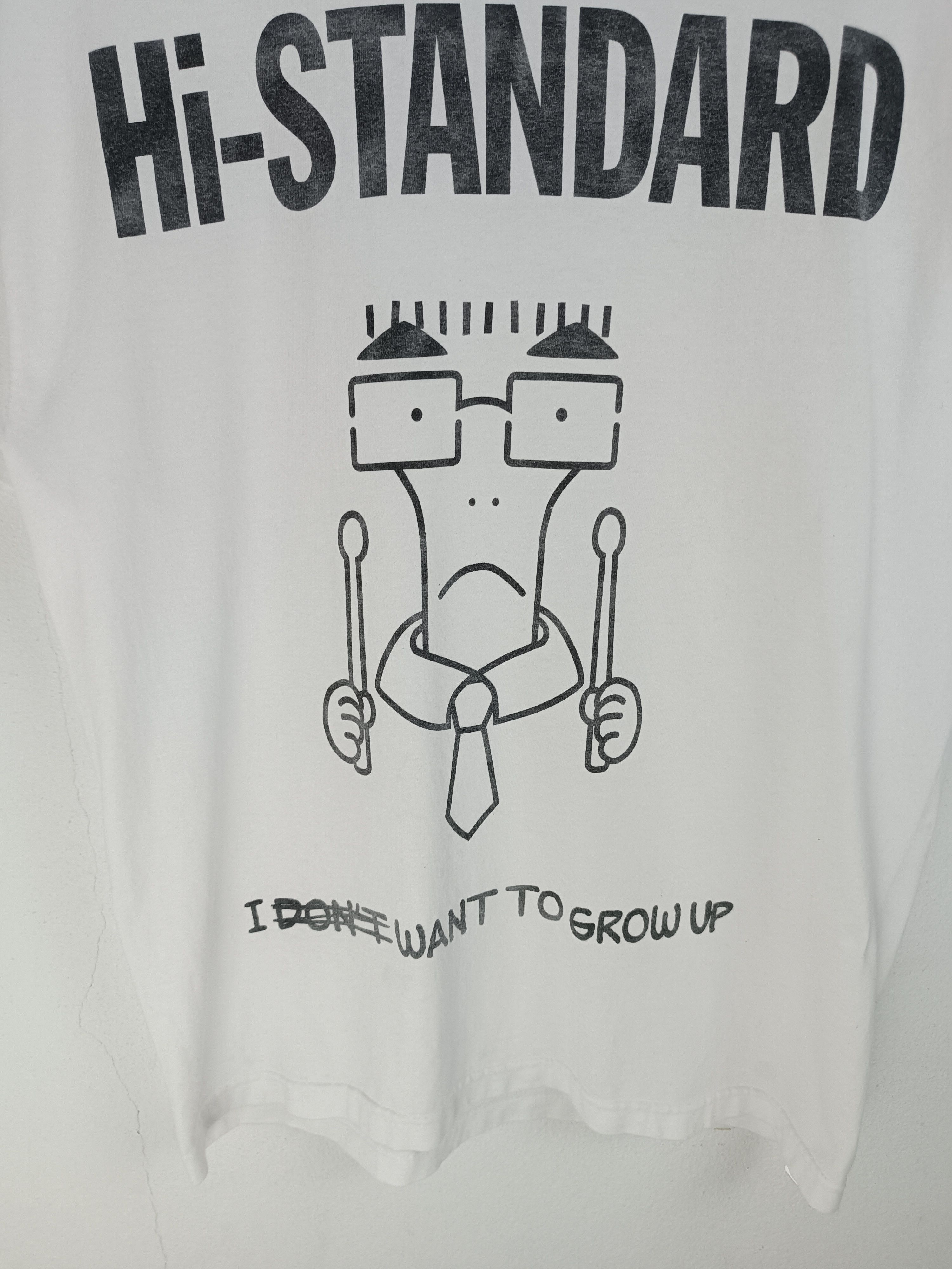 Band Tees VINTAGE 2000s HI-STANDARD GROW UP MILO DESCENDENTS PUNK TEE Size US M / EU 48-50 / 2 - 6 Thumbnail