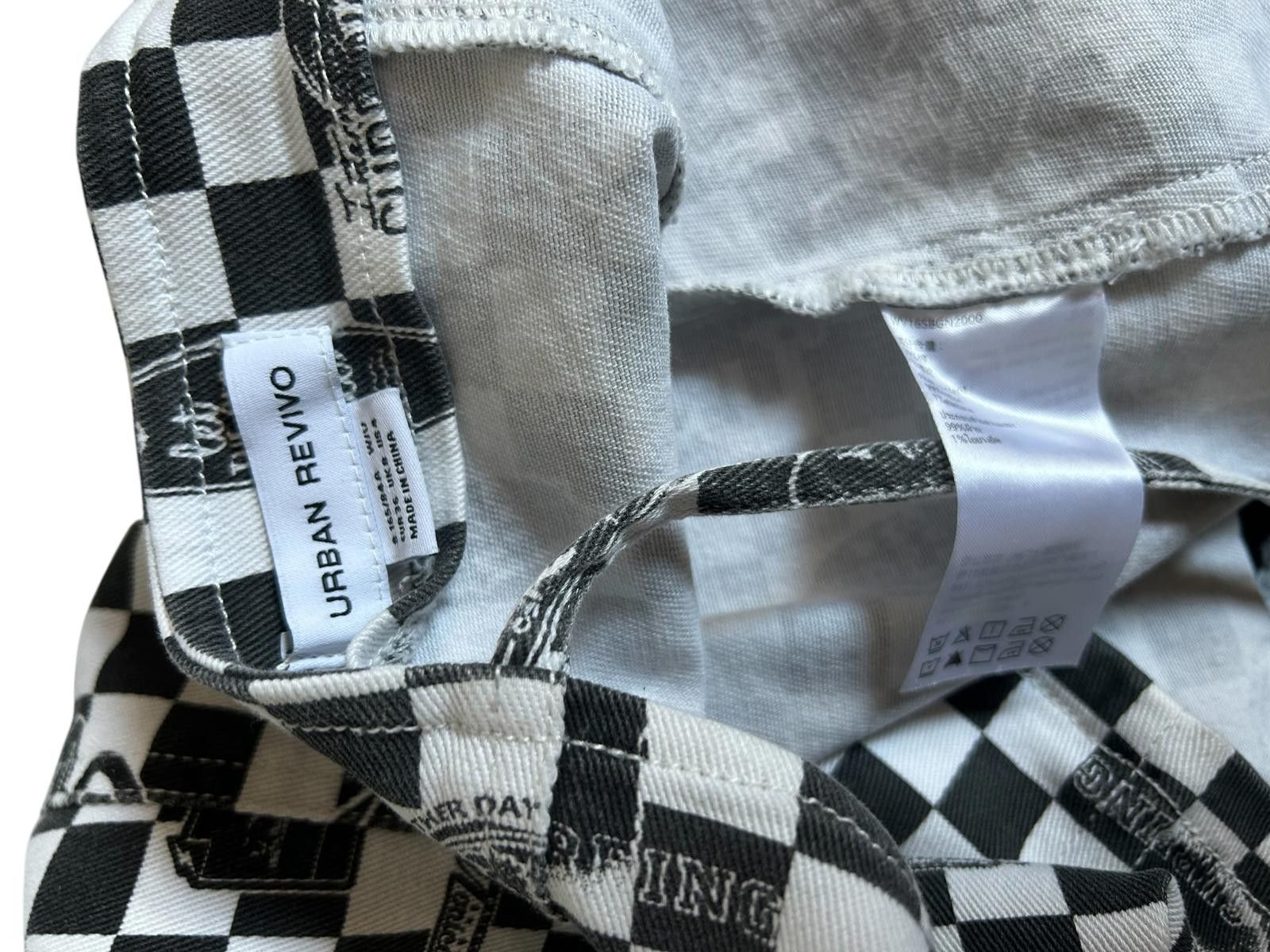 Designer Surfing California Checkered Dress - Stylish Summer Fashion Size S / US 4 / IT 40 - 6 Thumbnail