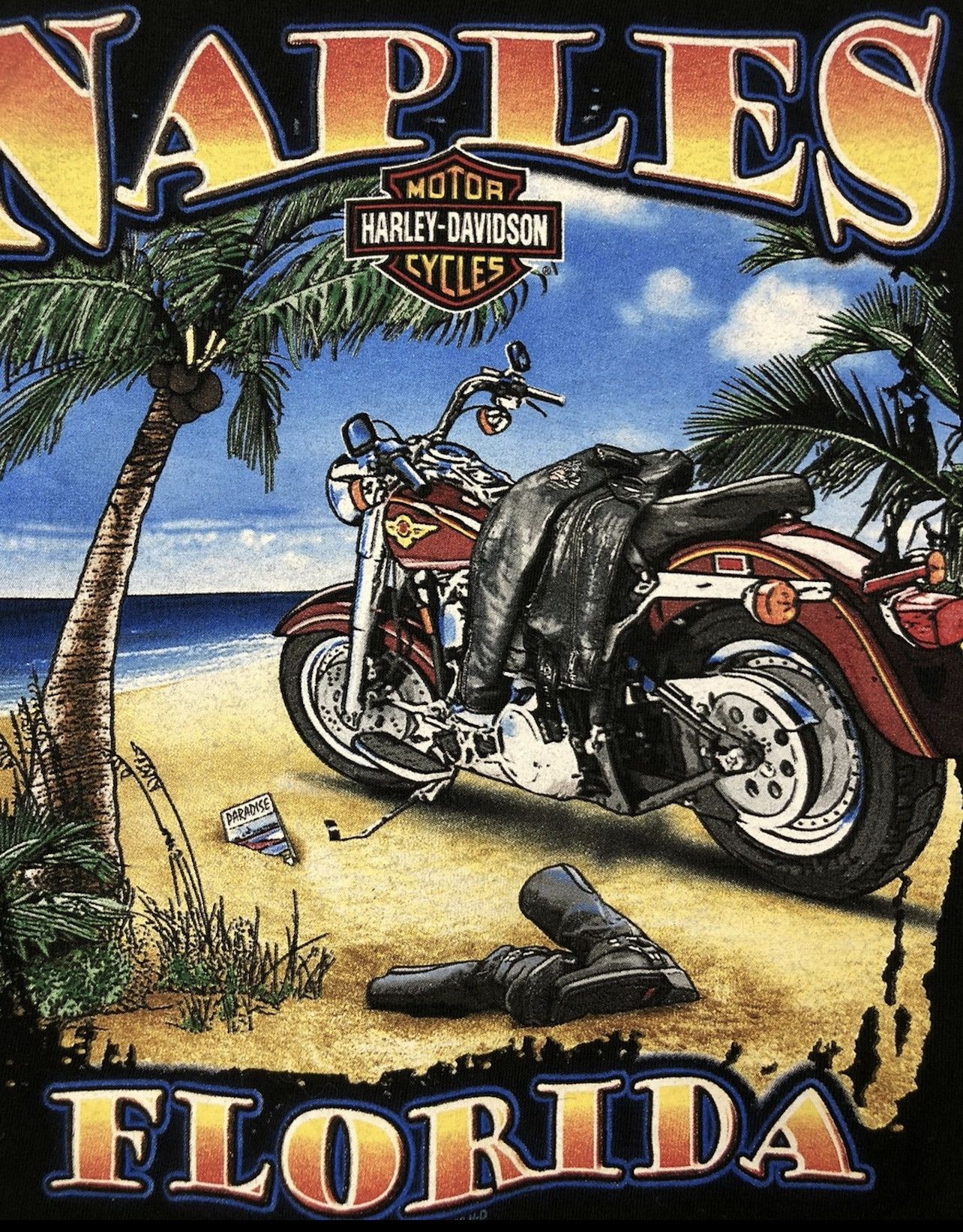 Harley Davidson × Vintage Vintage 1999 Harley Davidson Tee Size US M / EU 48-50 / 2 - 7 Thumbnail