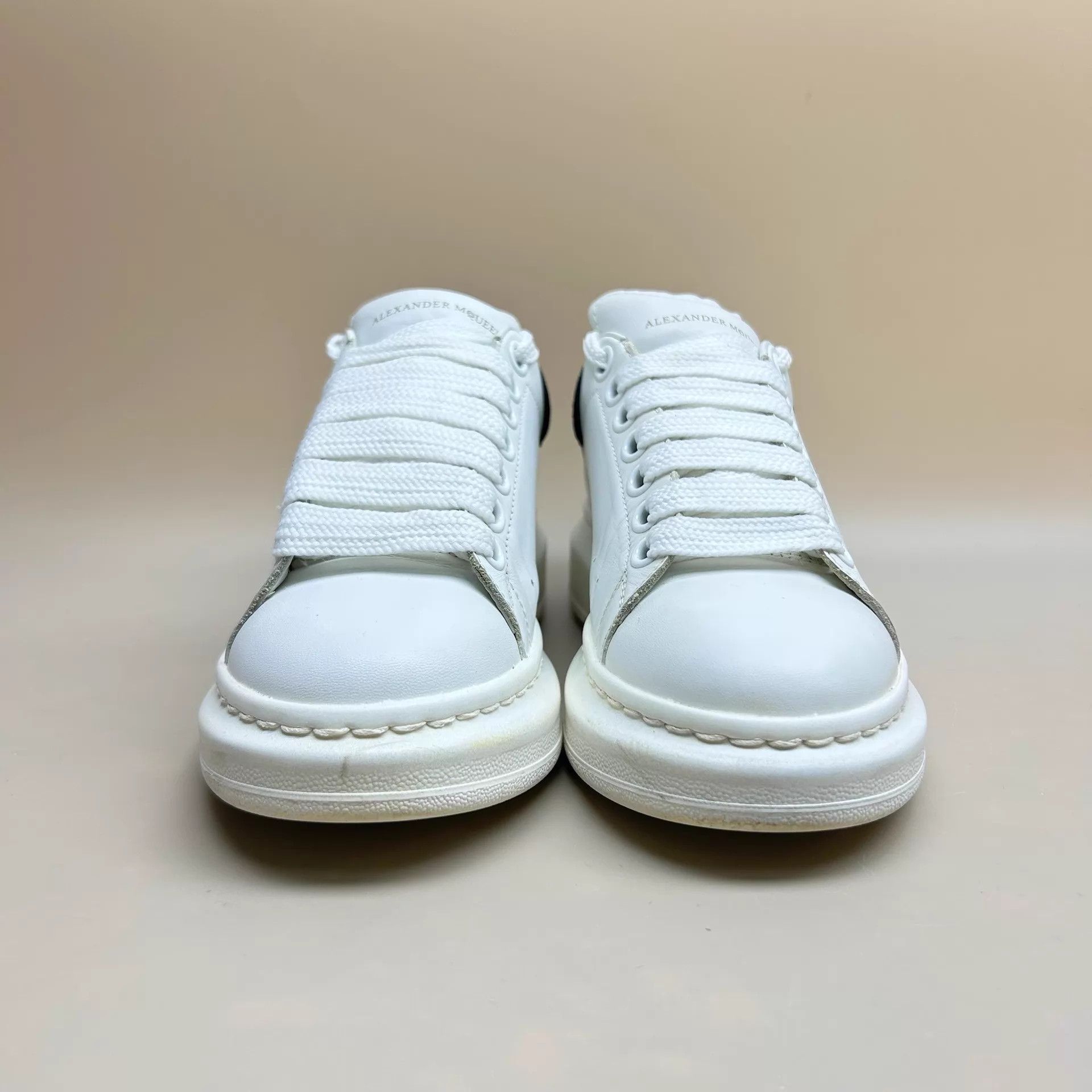 Alexander McQueen Alexander McQueen Blk/Wht Suede Platform Sneakers 35 95New Size US 4.5 / IT 34.5 - 2 Thumbnail