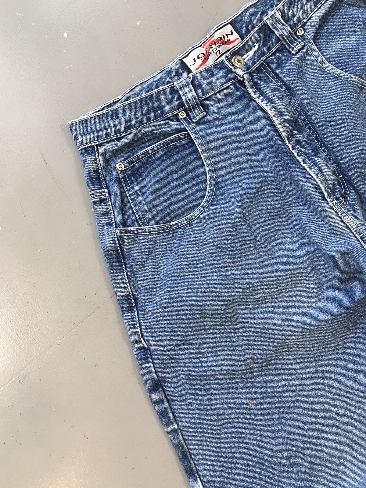 JNCO × Southpole × Vintage Vintage Jordin sportswear SpellOut logo denim Size US 32 / EU 48 - 5 Thumbnail