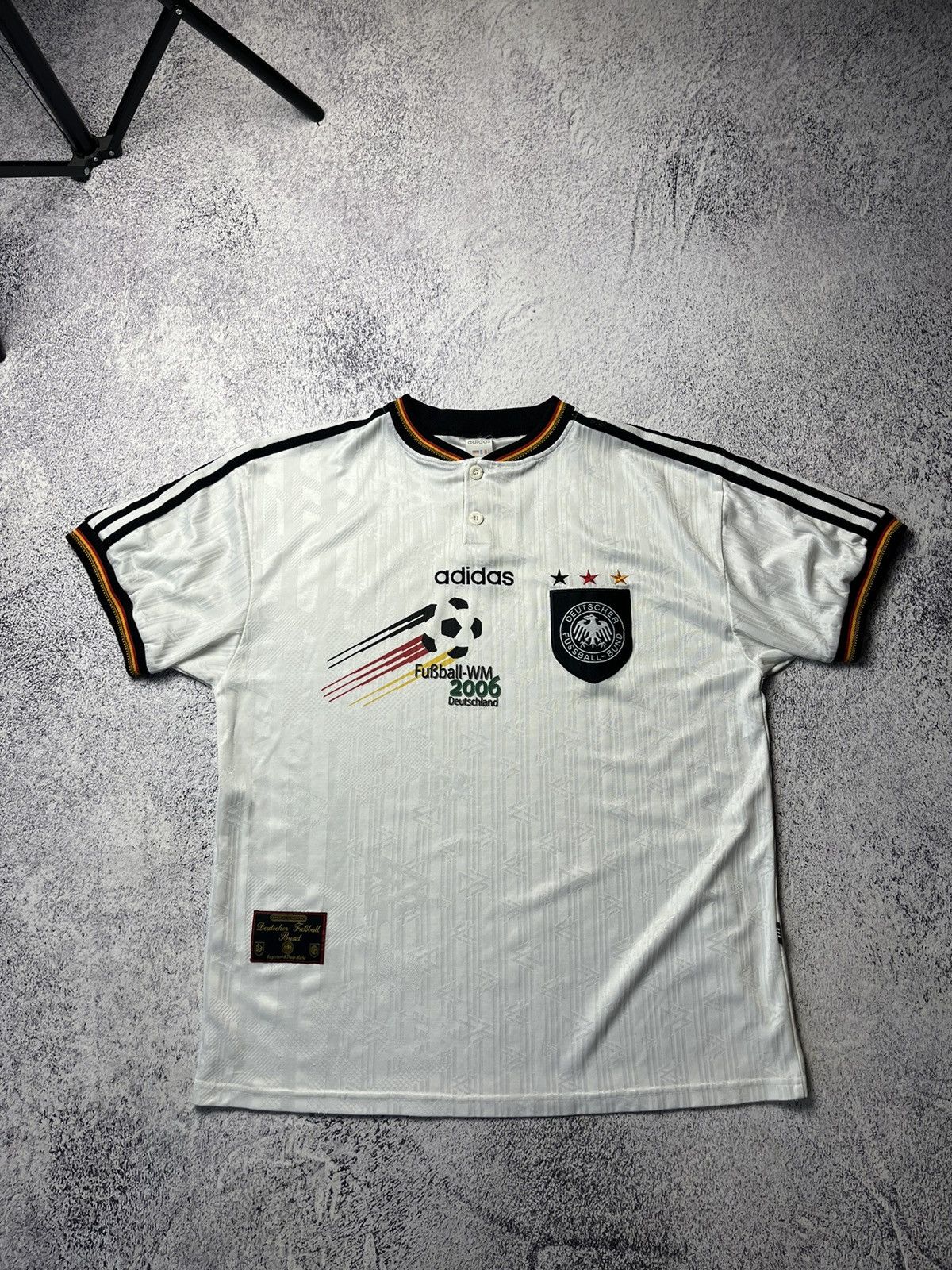 Adidas × Vintage VINTAGE GERMANY 2006 ADIDAS HOME FOOTBALL SHIRT Size US XL / EU 56 / 4 - 1 Thumbnail