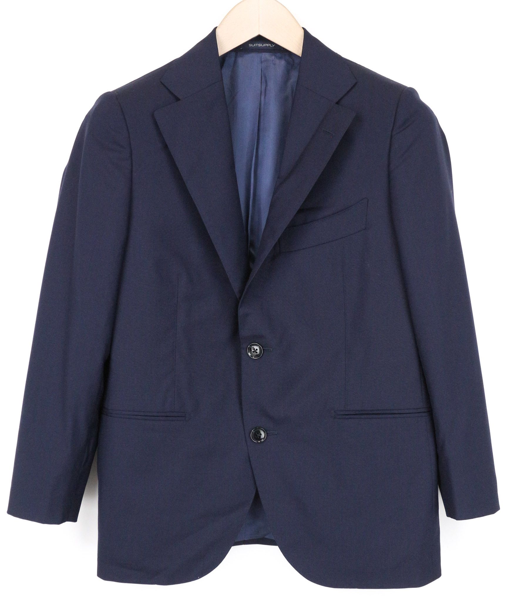 Suitsupply LA SPALLA UK36S Blue Wool Notch Lapel Blazer 75351 Size 36S - 1 Thumbnail