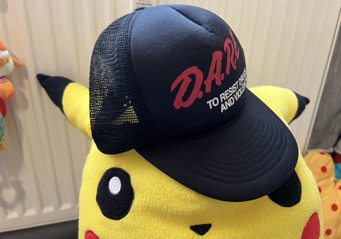 D.A.R.E Vintage D.A.R.E Skateboards Trucker Cap Hat 90s Size ONE SIZE - 3 Thumbnail