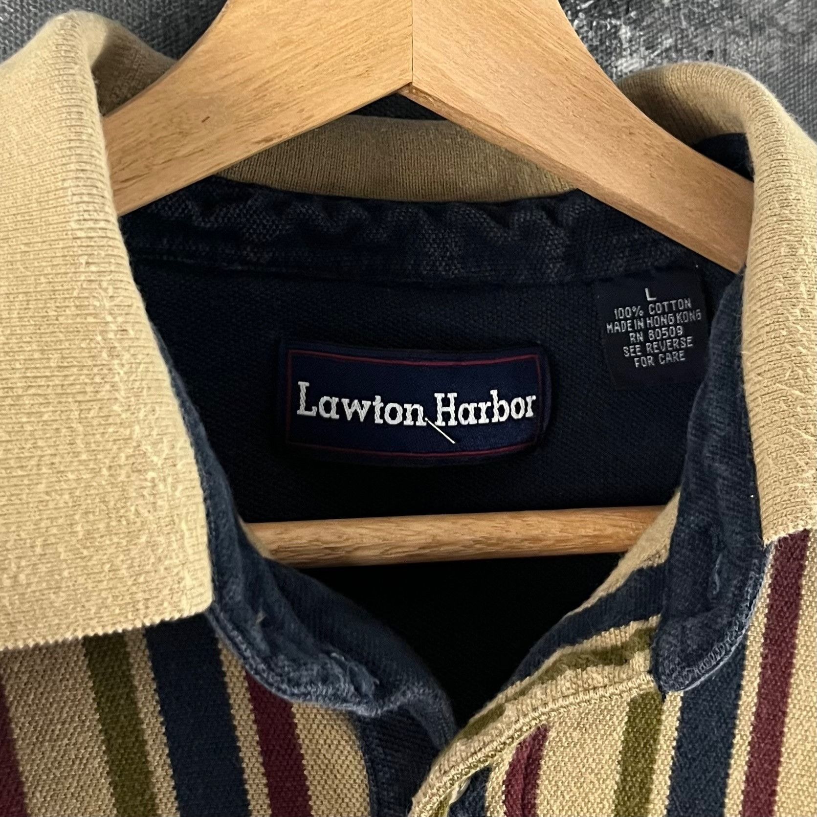 Vintage Vintage 90’s Stripe rugby Size US L / EU 52-54 / 3 - 3 Thumbnail