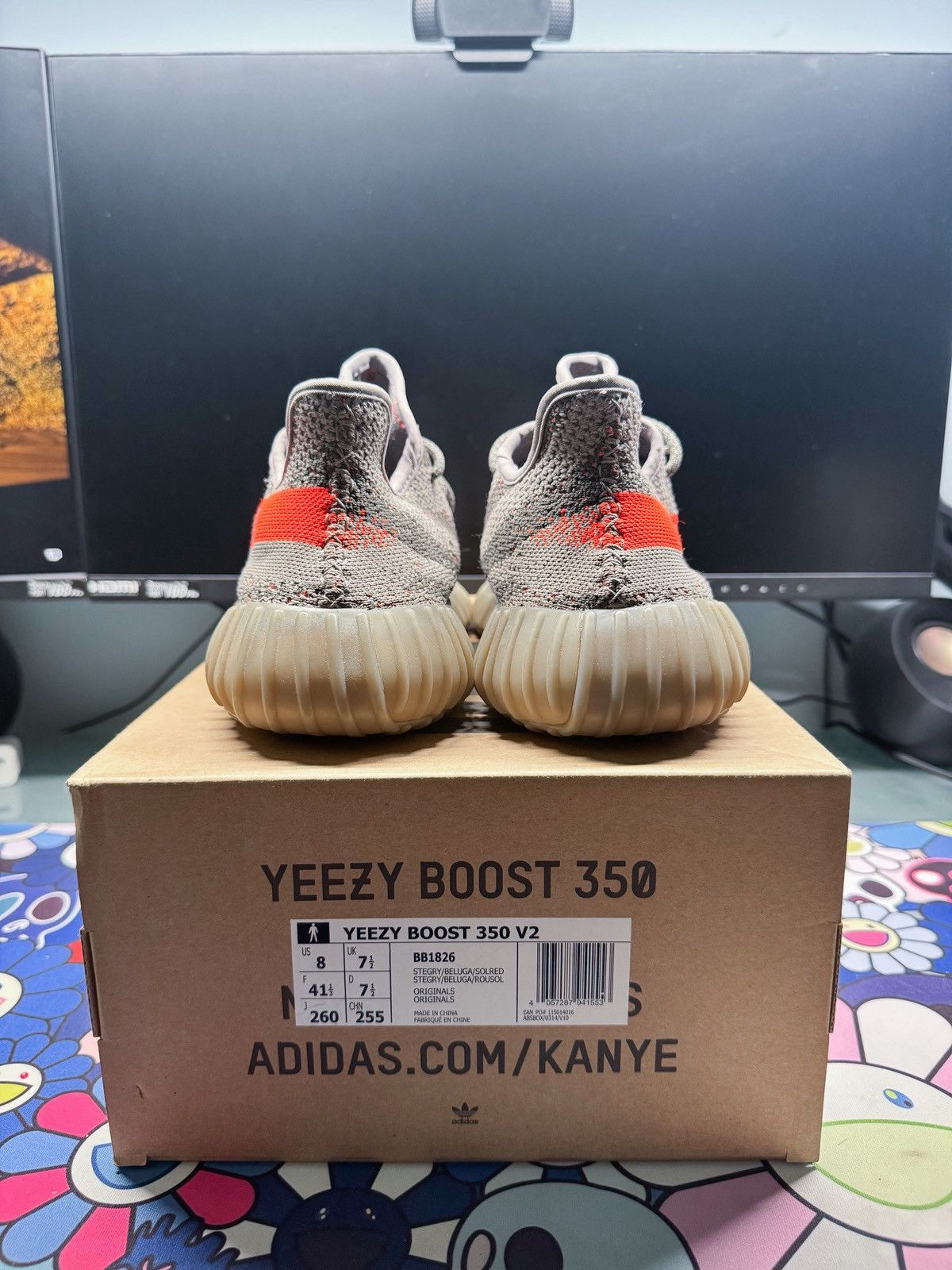 Adidas × Yeezy Size 8 Yeezy Boost 350 V2 Beluga OG 2016 BB1826 Size US 8 / EU 41 - 4 Thumbnail