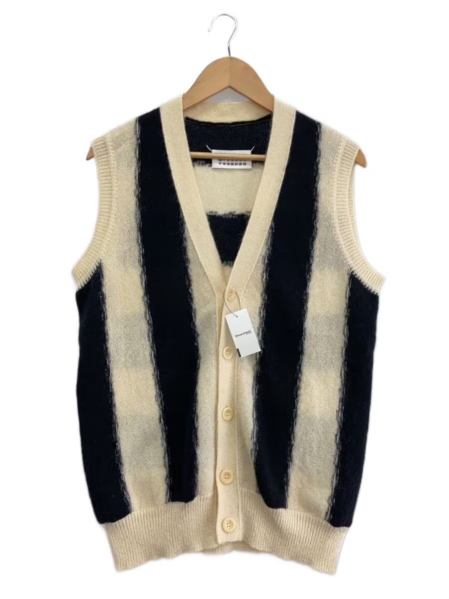 Maison Margiela Striped Wool Knit Sweater Vest Size US M / EU 48-50 / 2 - 1 Thumbnail