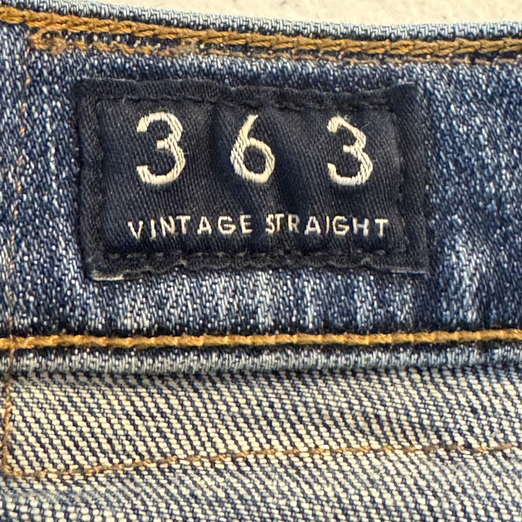 Lucky Brand Lucky Brand 363 Jeans Mens 38x30 Blue Vintage Straight Whiskered Denim Pants Size US 38 / EU 54 - 4 Thumbnail
