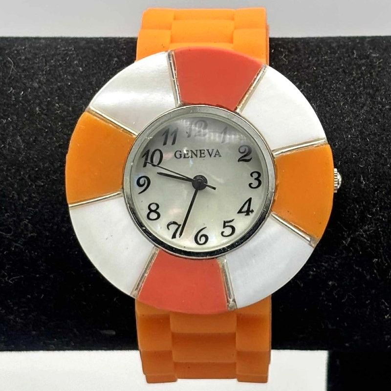 Geneva Orange Geneva Men's Watch Size ONE SIZE - 1 Thumbnail