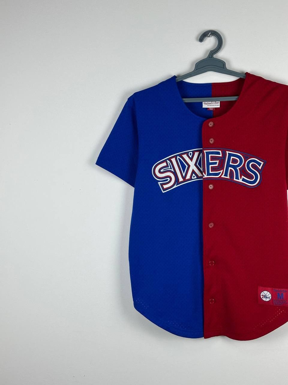 Mitchell & Ness × NBA × Vintage Mitchell & Ness Hardwood Classics Sixers Jersey Size US M / EU 48-50 / 2 - 2 Thumbnail