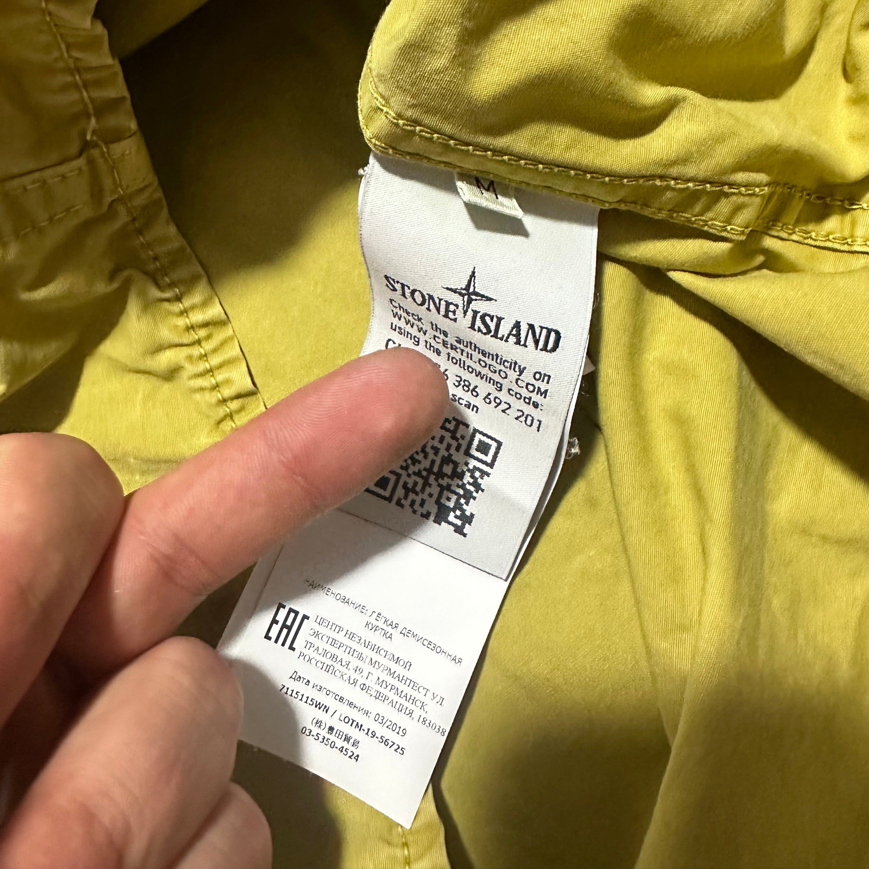 Stone Island Stone Island Zip Up Canvas Overshirt Size US M / EU 48-50 / 2 - 4 Thumbnail