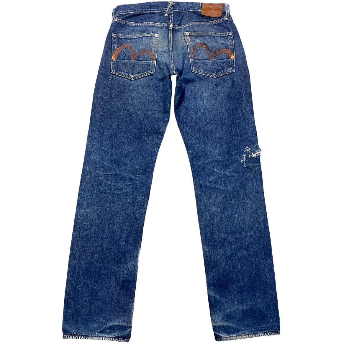 Evisu Evisu Denim Selvedge Distressed Jeans Size US 32 / EU 48 - 2 Thumbnail