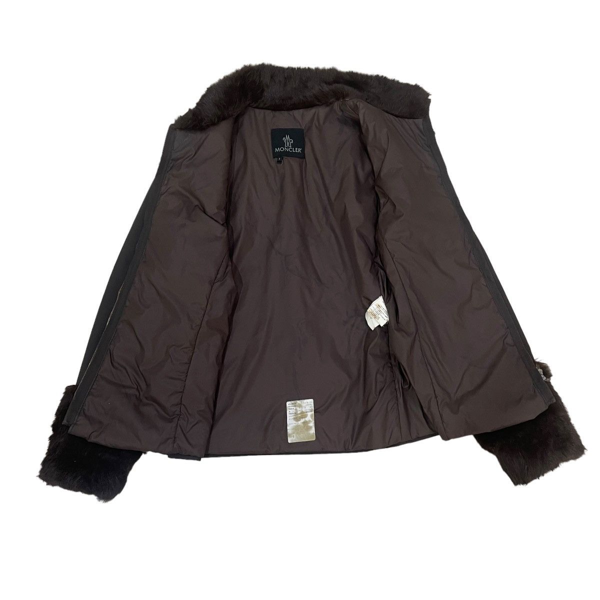 Moncler 🔥Moncler Down Faux Fur Collar Sleeve Zipper Jacket Size M / US 6-8 / IT 42-44 - 7 Thumbnail