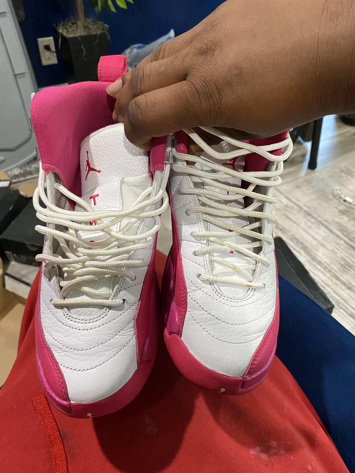 Jordan Brand Dynamic Pink 12s Size US 5 / EU 37 - 4 Thumbnail