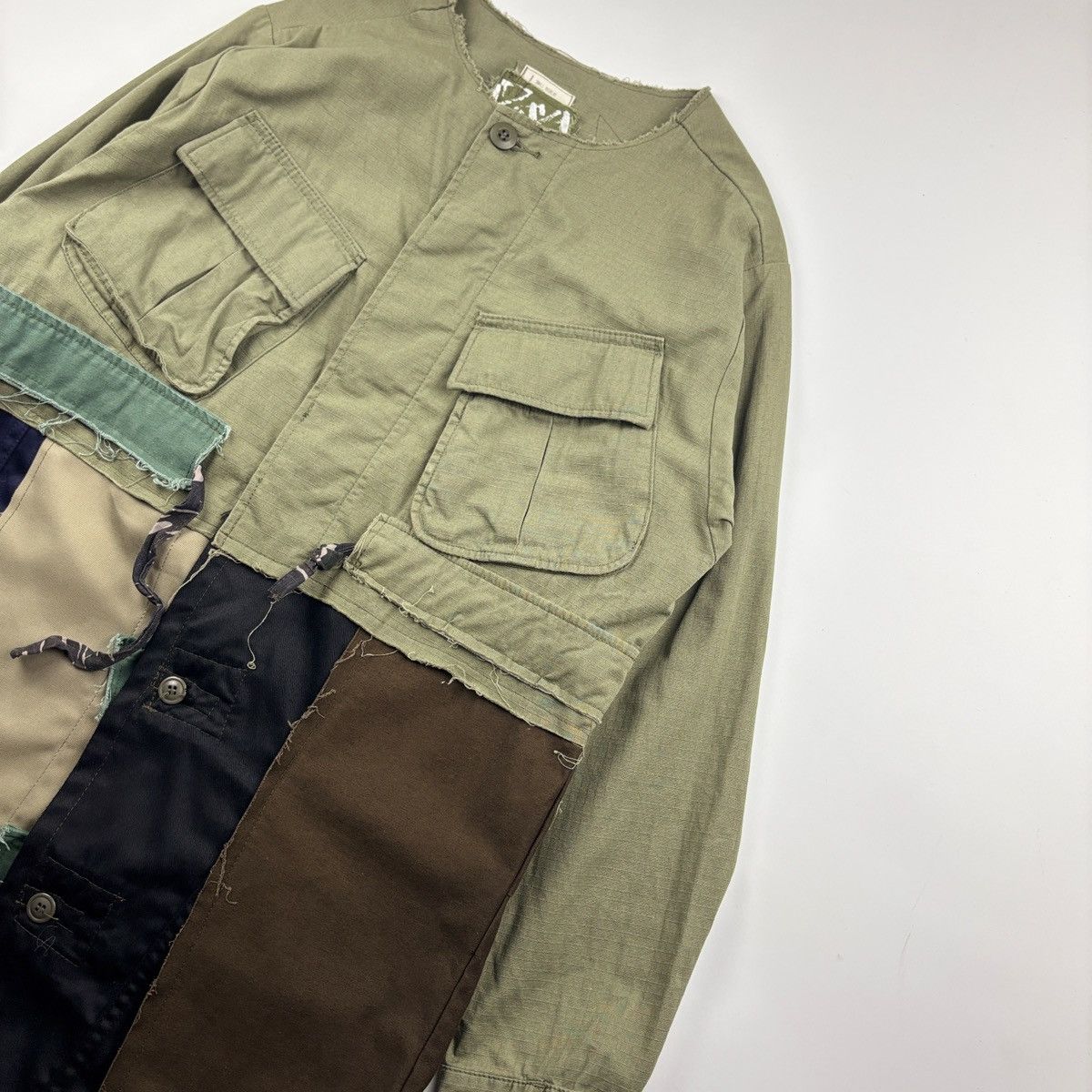 Japanese Brand YMCL KY MFG. Reworked Tropical Combat Coat Size US S / EU 44-46 / 1 - 4 Thumbnail