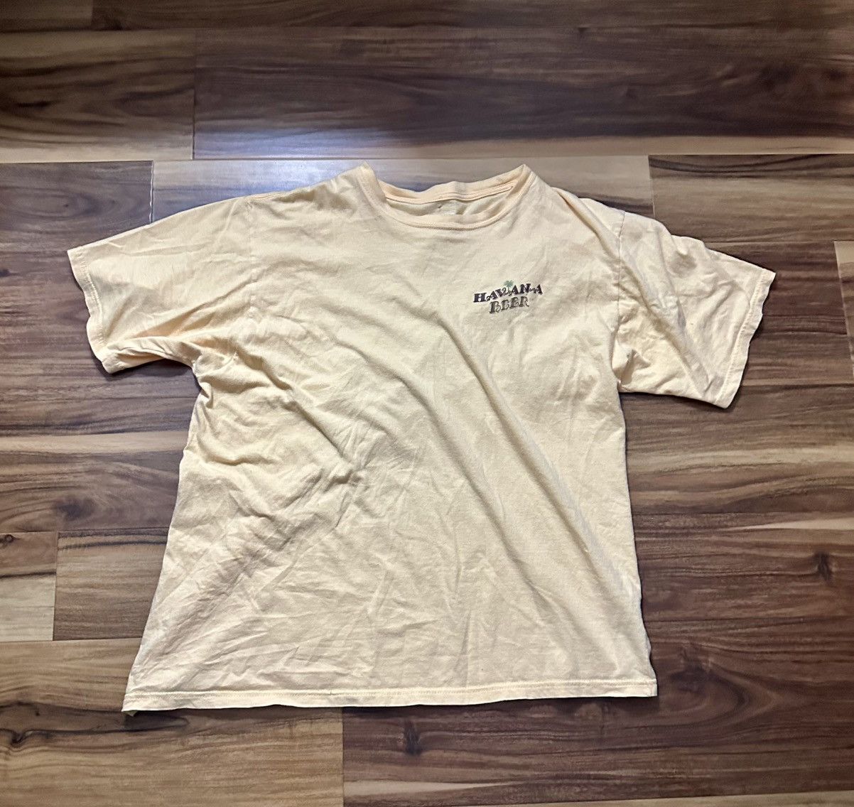 Island Shores Very rare cream Havana Beer tee Size US M / EU 48-50 / 2 - 3 Thumbnail