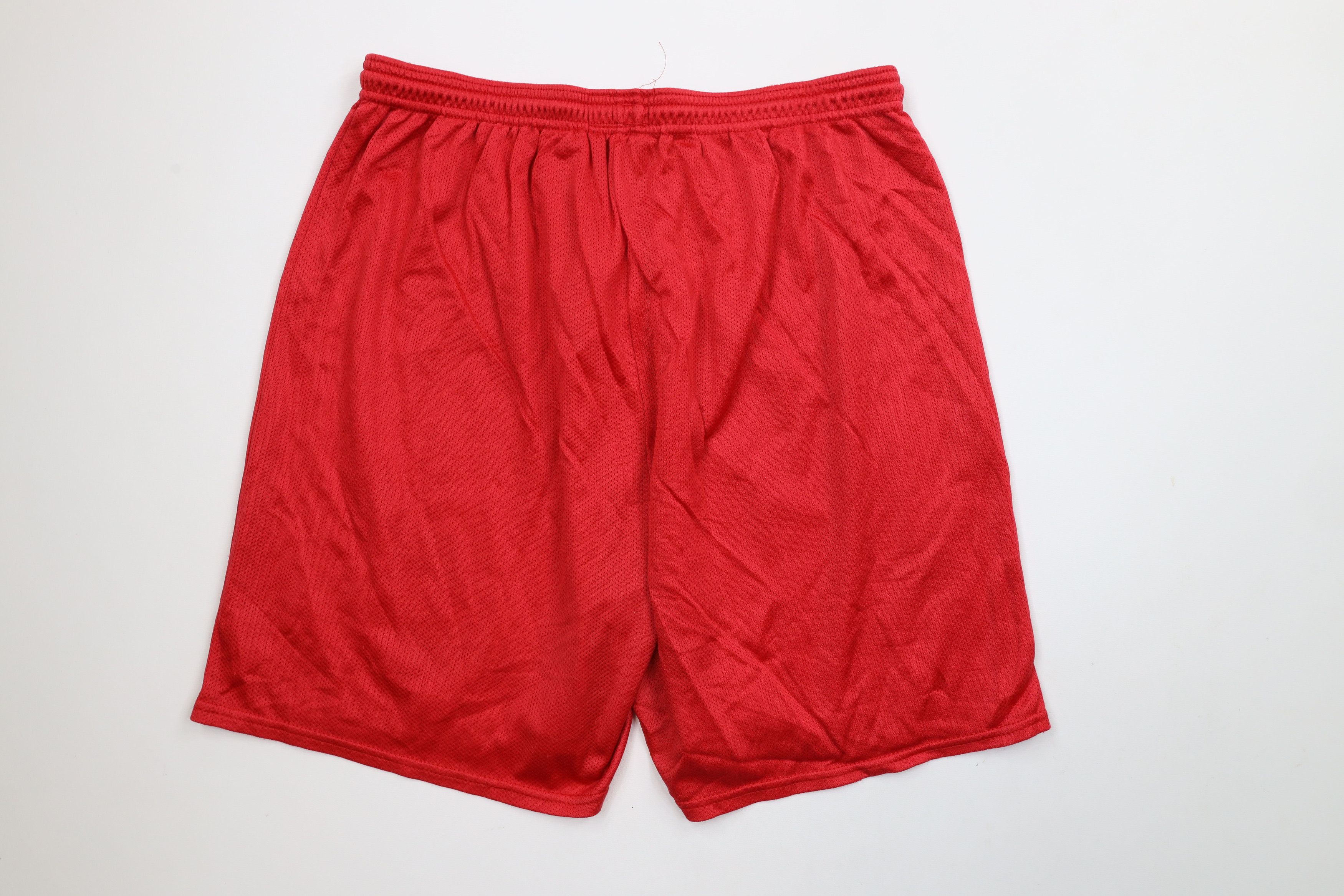 Vintage Vintage 90s Ohio State University Above Knee Shorts Red USA Size US 34 / EU 50 - 8 Thumbnail