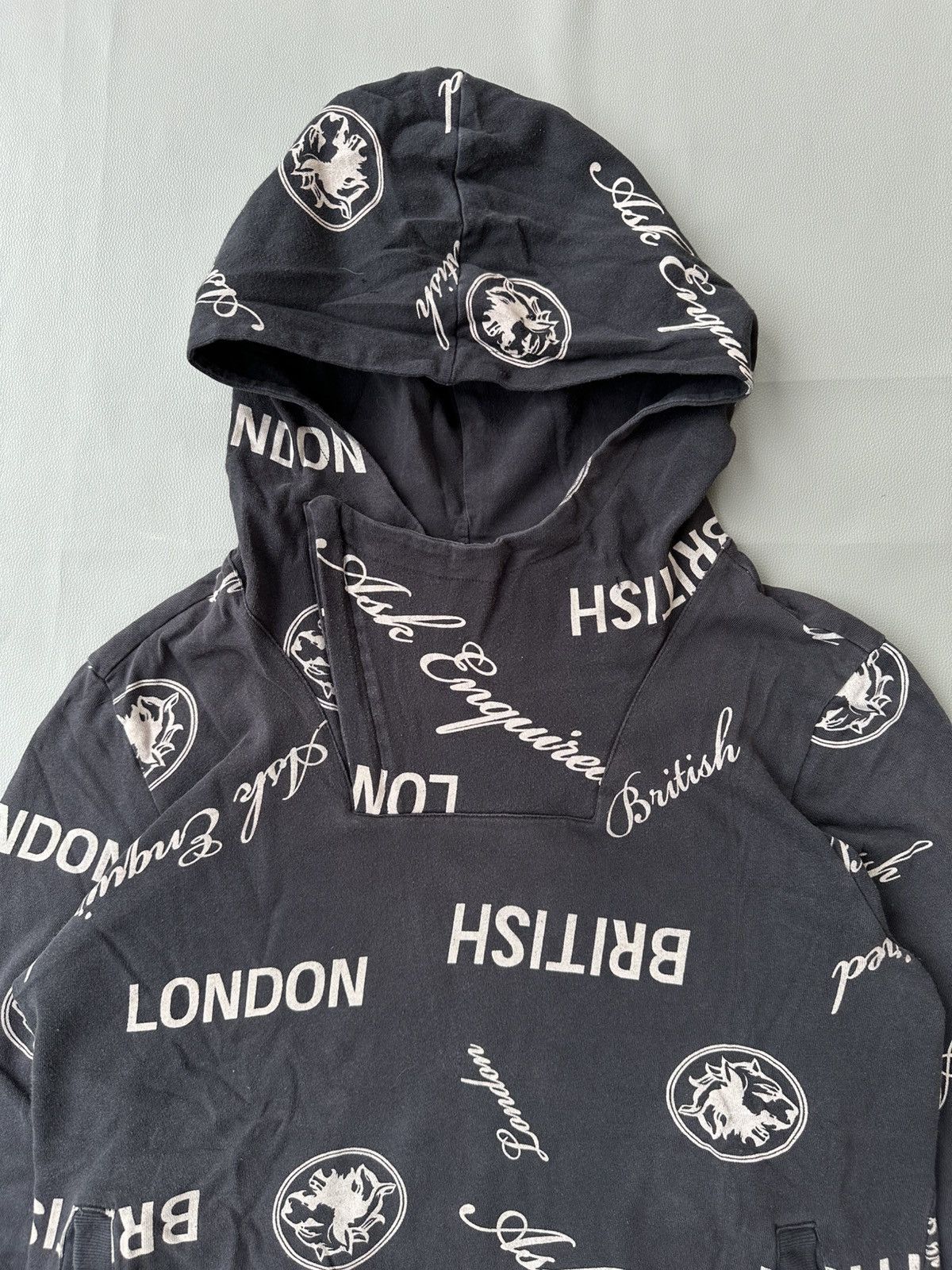 Beauty Beast × Japanese Brand × Vintage Ask Enquired London Aop Hoodie ifsixstyle Size US L / EU 52-54 / 3 - 3 Thumbnail