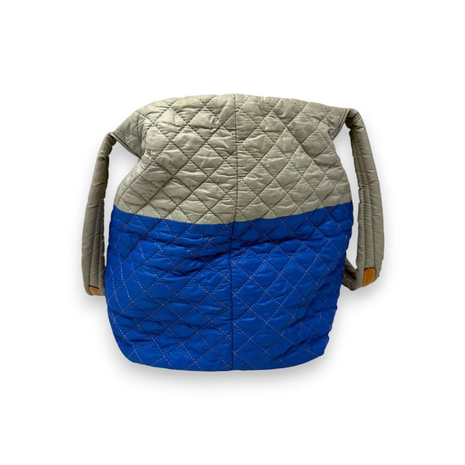 MZ Wallace MZ Wallace Metro Quilted Travel Tote Bag Beige Blue Women’s Size ONE SIZE - 2 Thumbnail