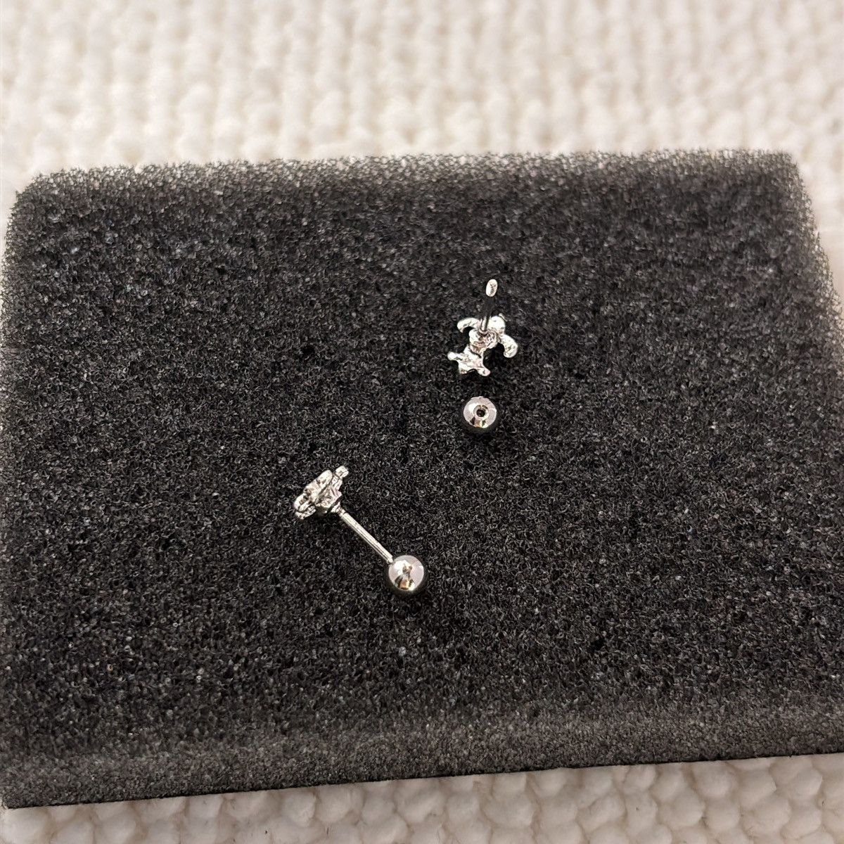 Other Small Mini Anchor Stud Earrings for Men Women Unisex Earring Size ONE SIZE - 4 Thumbnail