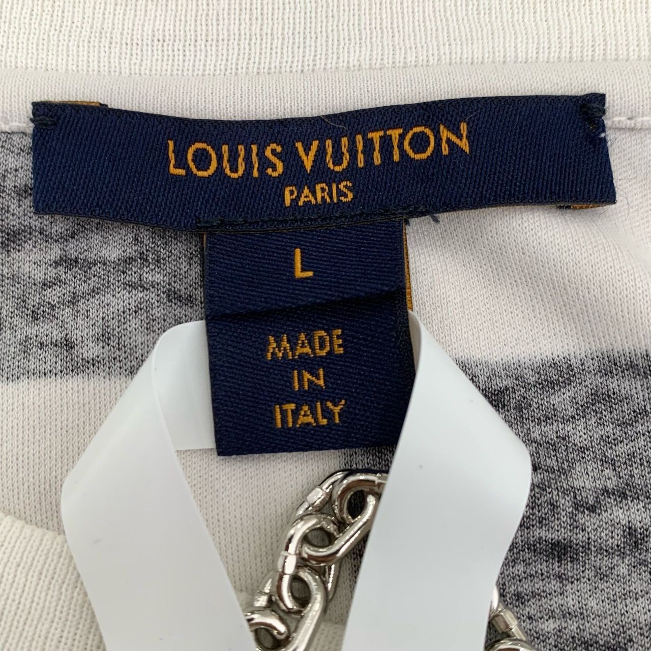 Louis Vuitton Louis Vuitton Lv Logo Alphabet Print Chessboard Pattern Blac Size L / US 10 / IT 46 - 2 Thumbnail