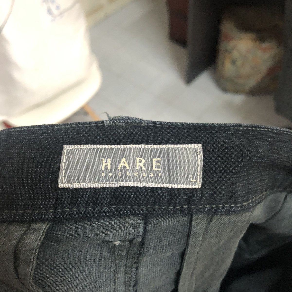 HARE DL Hare Dark Blue utility Cargo Multipocket Pants #C652 Size US 31 - 18 Thumbnail