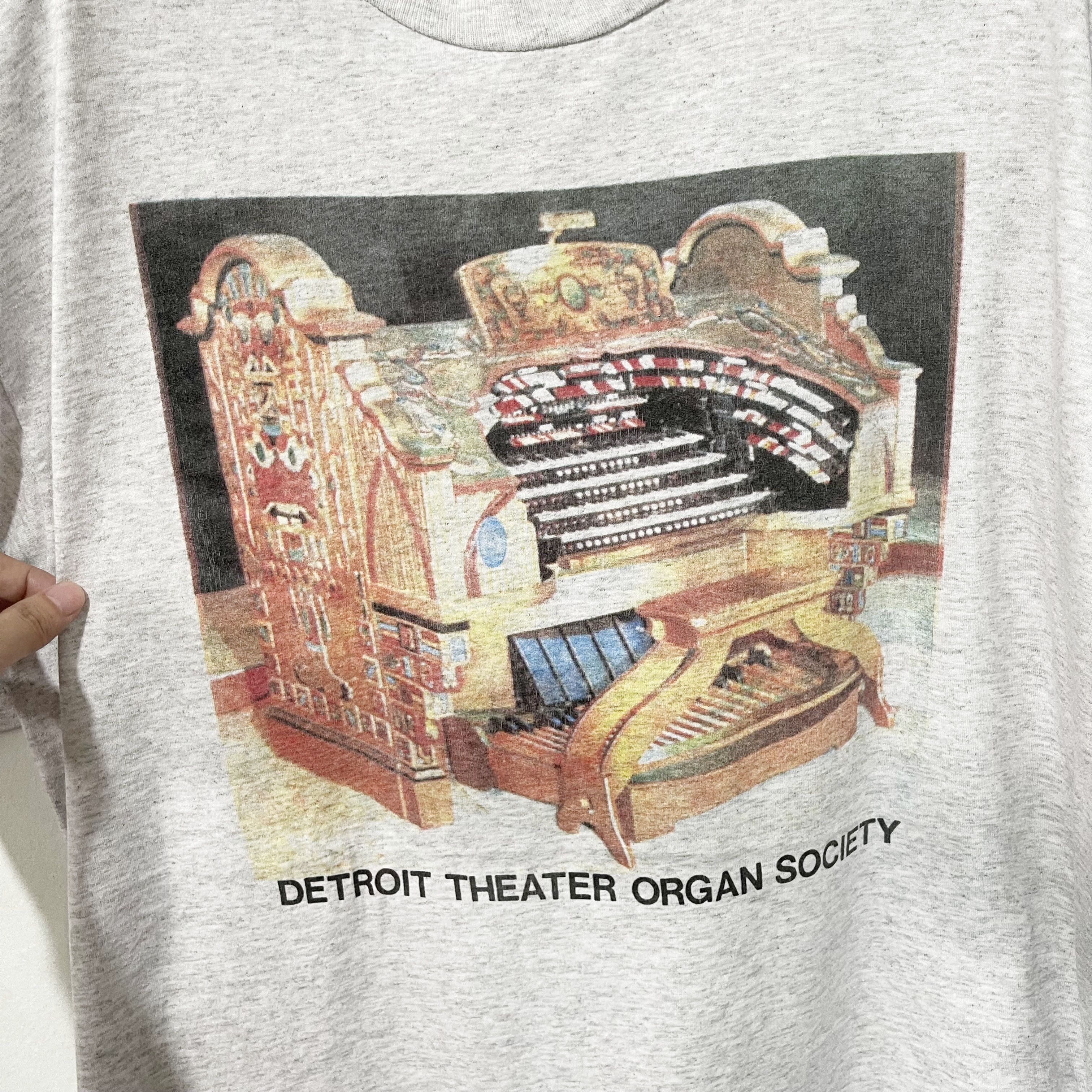 Vintage Vintage 90s Detroit Theater Organ Shirt Size US XL / EU 56 / 4 - 2 Thumbnail