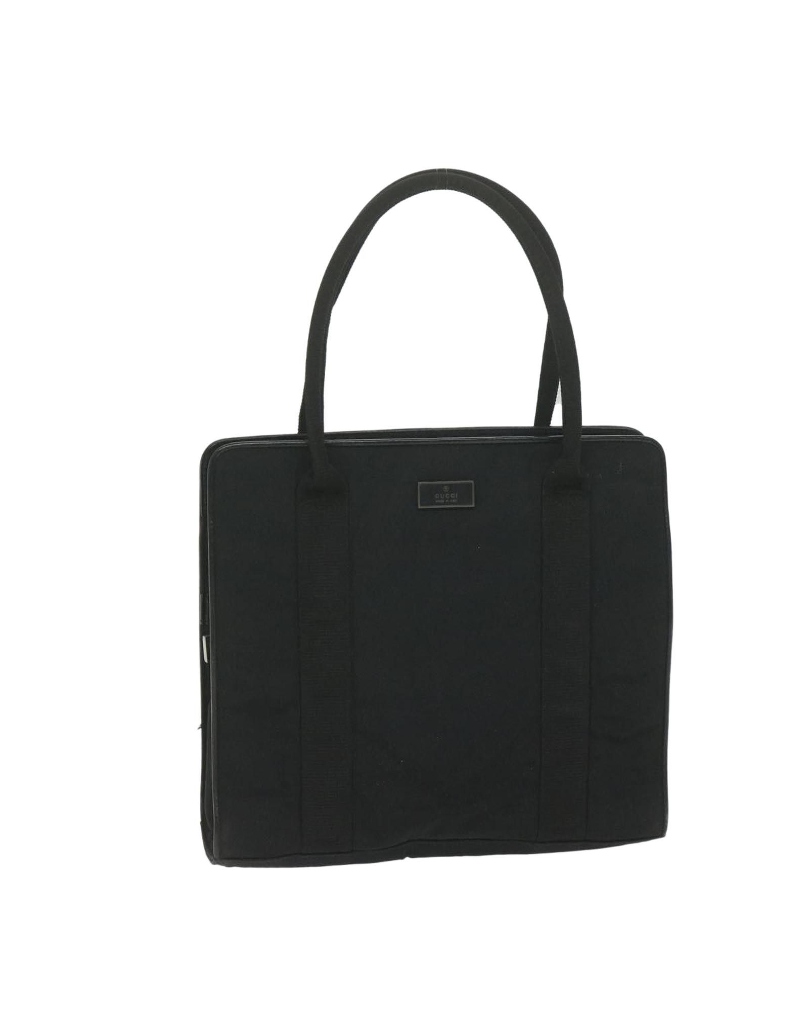 image of Gucci Black Nylon Tote Bag With Accessories - Made In Italy, Women's