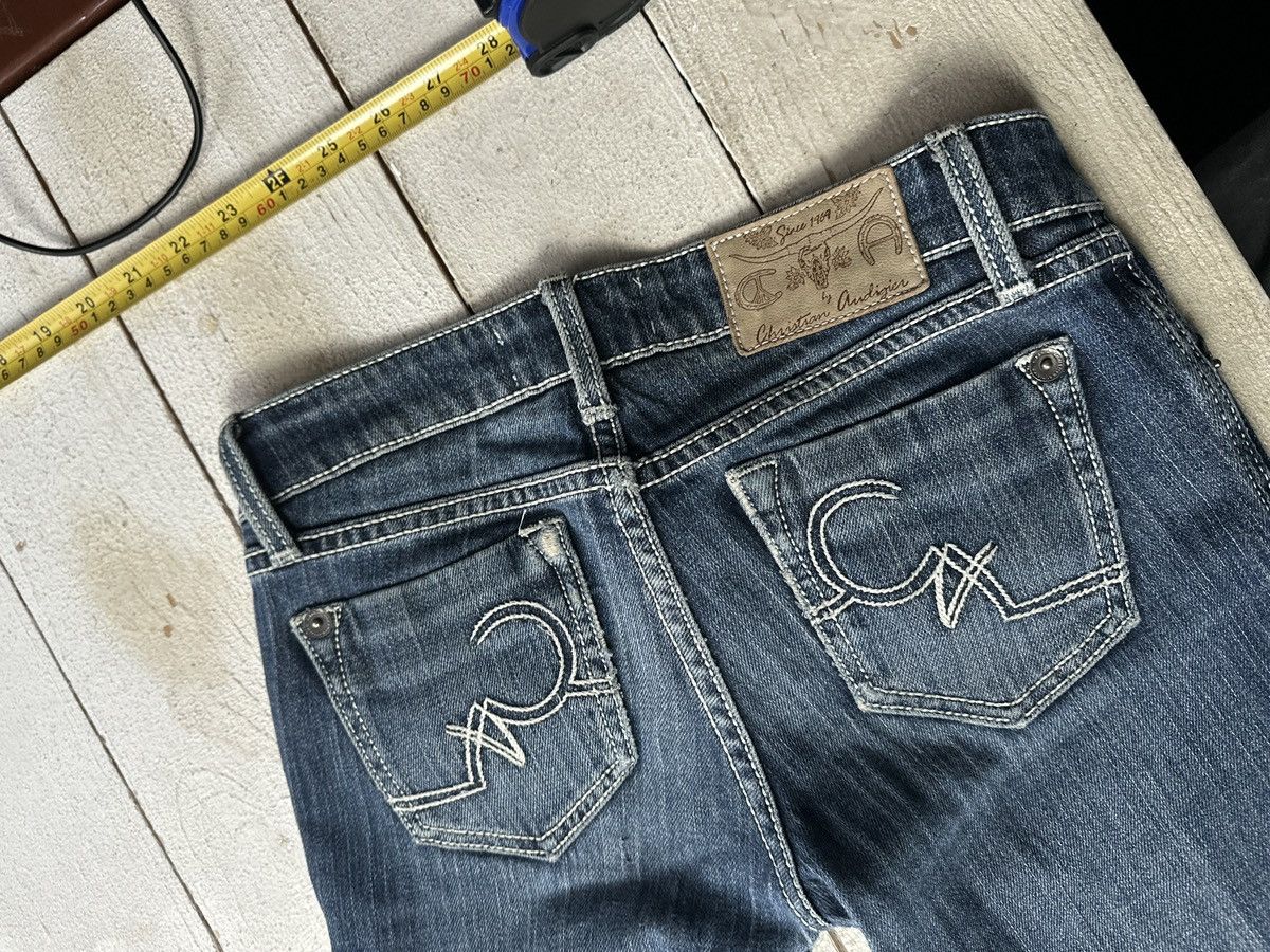 Christian Audigier 🚨 OPIUM ED HARDY CHRISTIAN AUDIGER C BAR A CA BIG LOGO JEANS Size 25" / US 0 / IT 36 - 2 Thumbnail