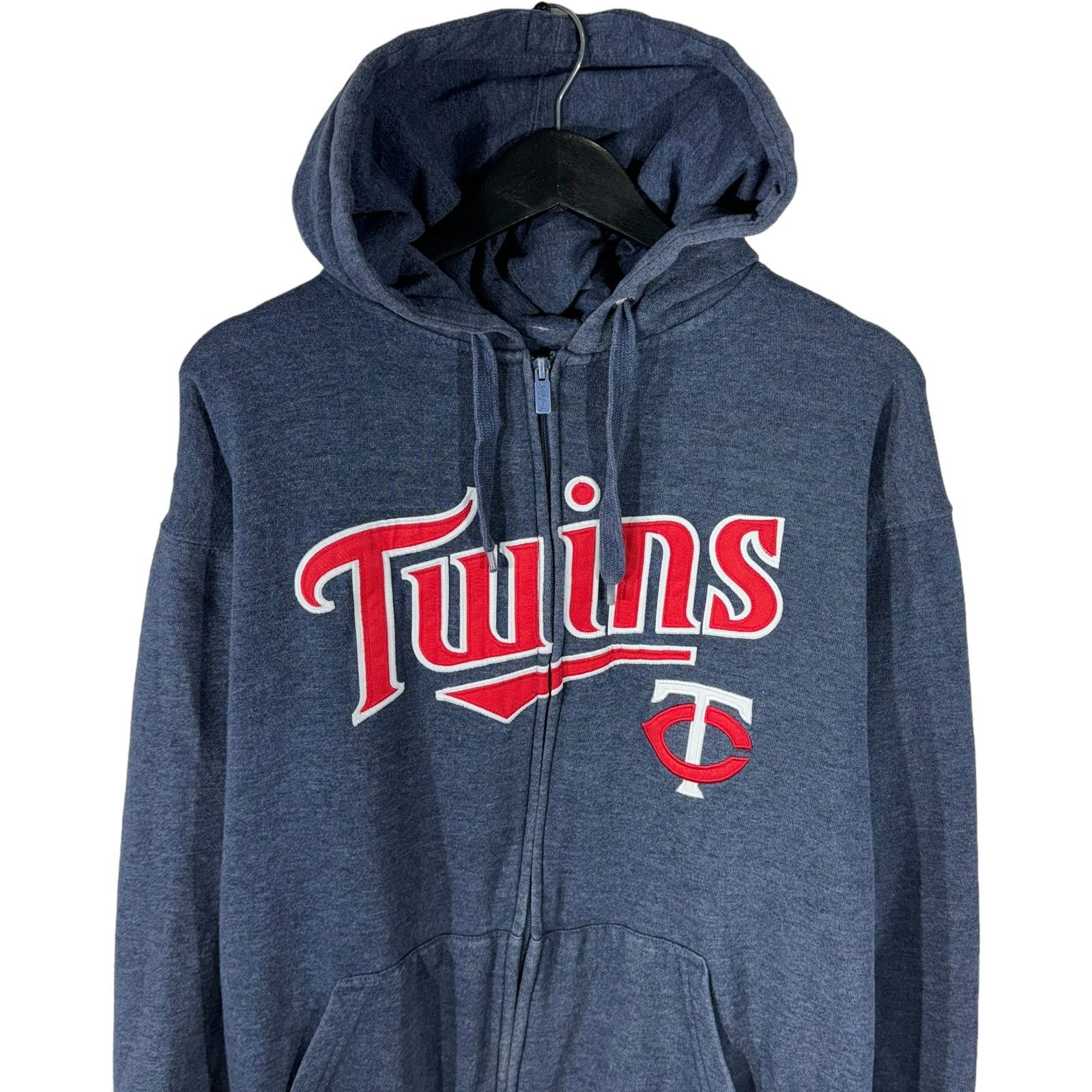 Stitch's Jeans Stitches Minnesota Twins Full Zip MLB Hoodie Size US L / EU 52-54 / 3 - 2 Thumbnail