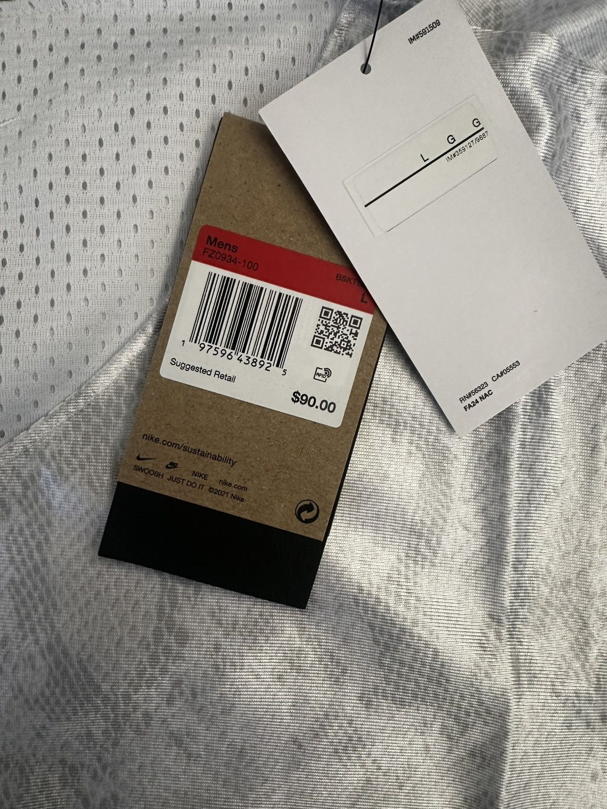 Nike Nike Kobe Reversible Jersey Size US L / EU 52-54 / 3 - 6 Thumbnail